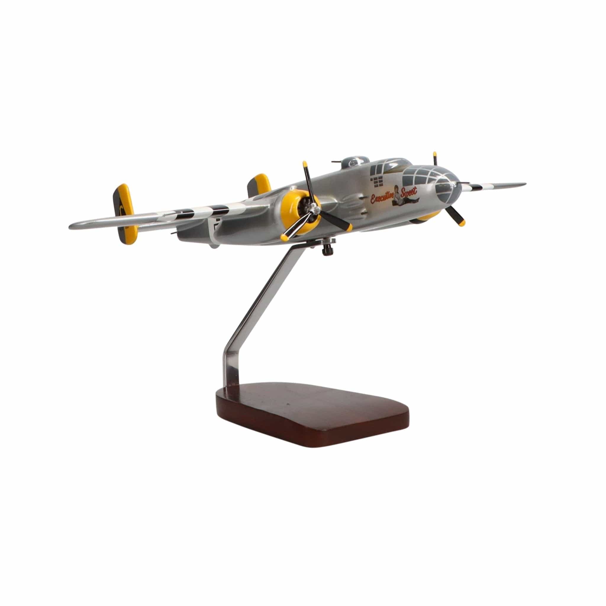 High Flying Models Aircraft Models North American B-25J Mitchell "Executive Sweet" Large Mahogany Model