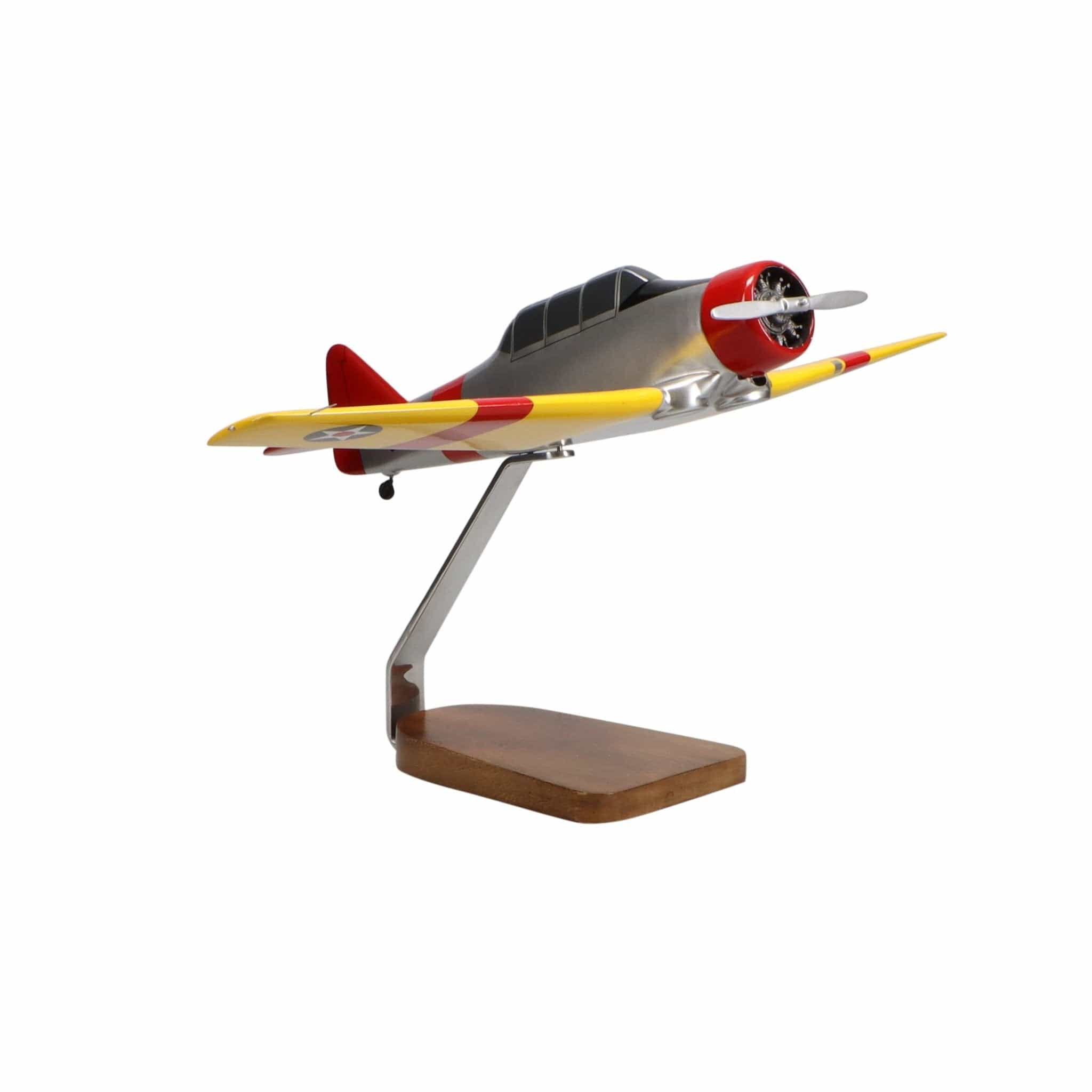 High Flying Models Aircraft Models North American SNJ Texan Large Mahogany Model