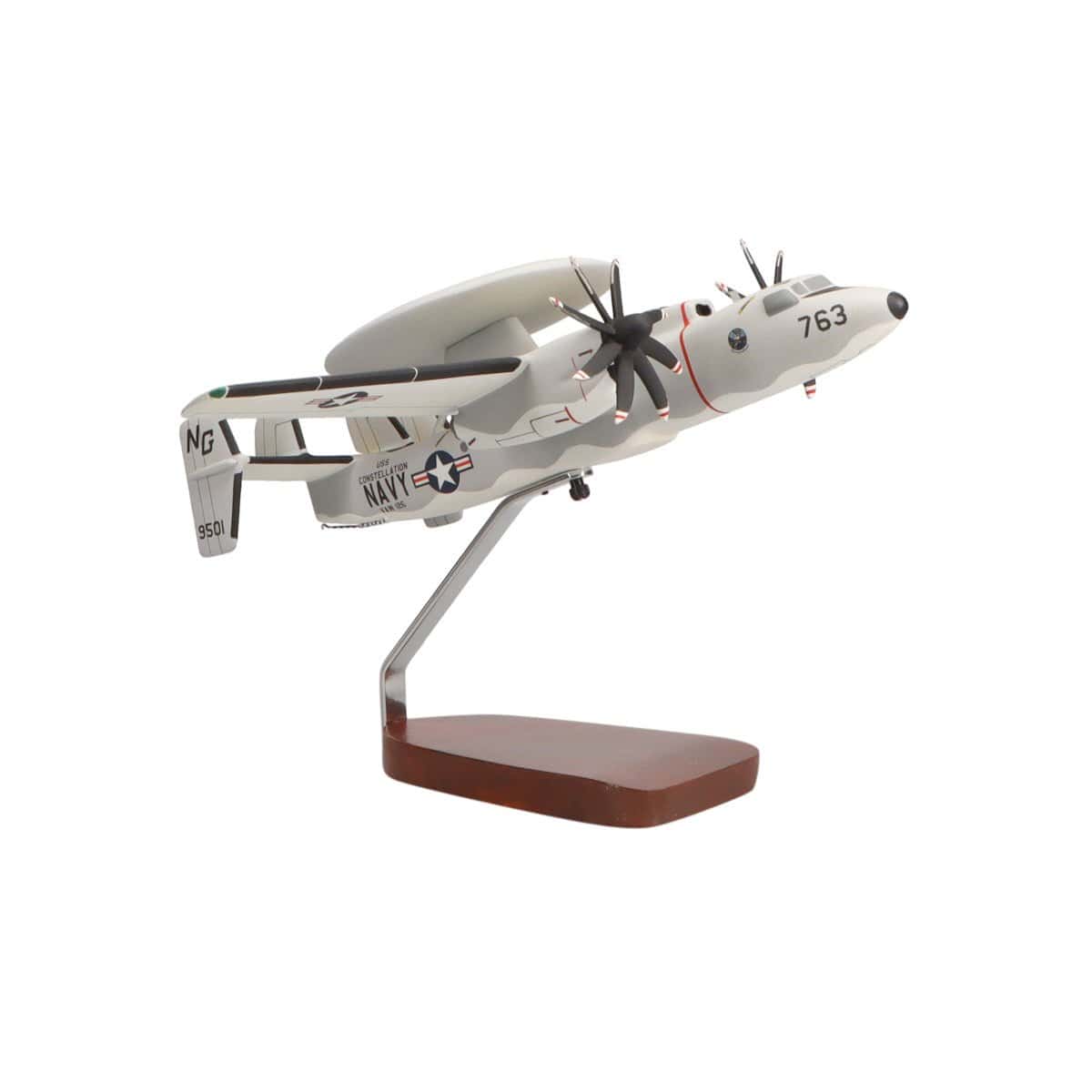 High Flying Models Aircraft Models Northrop Grumman E-2C Hawkeye® Large Mahogany Model