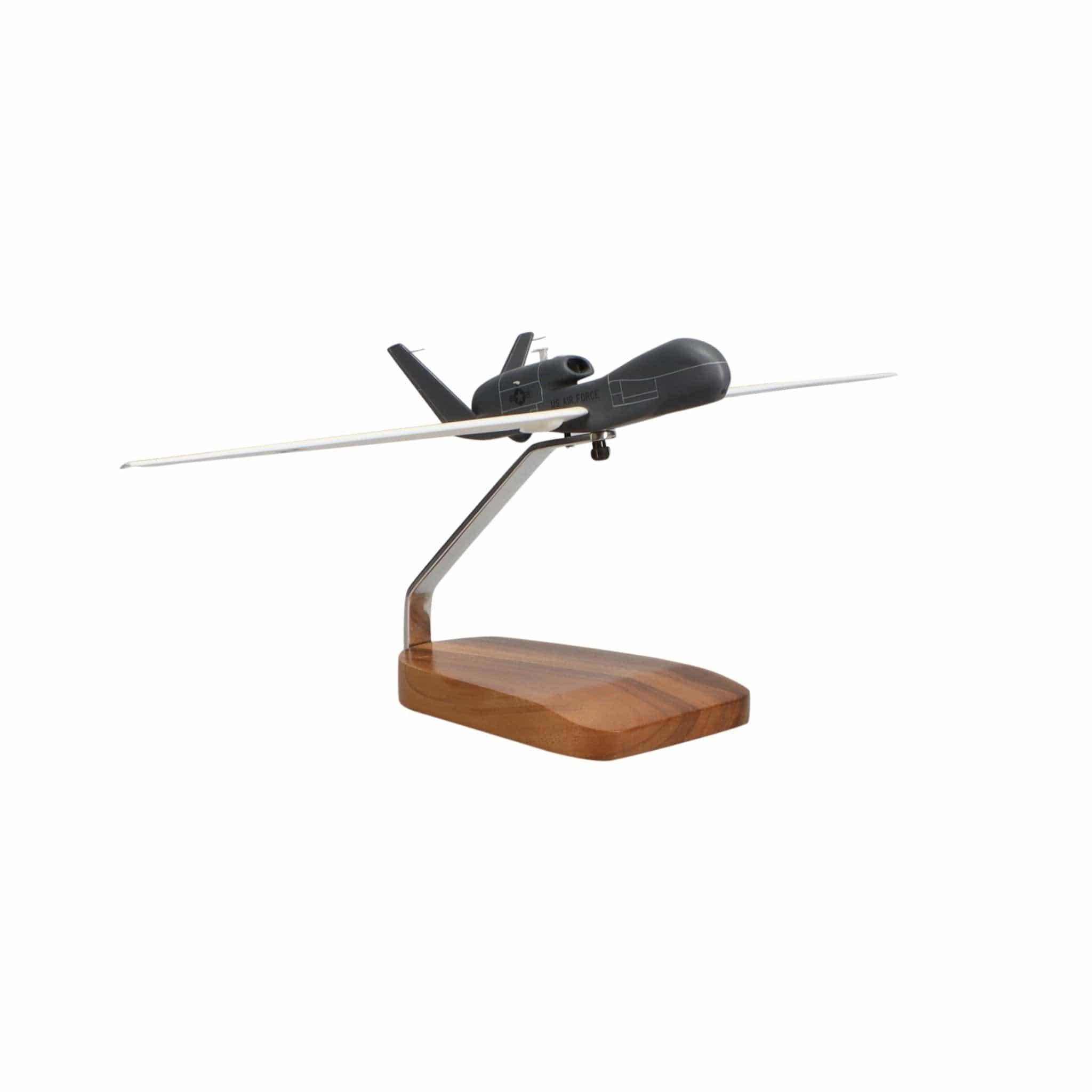 High Flying Models Aircraft Models Northrop Grumman RQ-4B Global Hawk® U.S. Air Force Large Mahogany Model