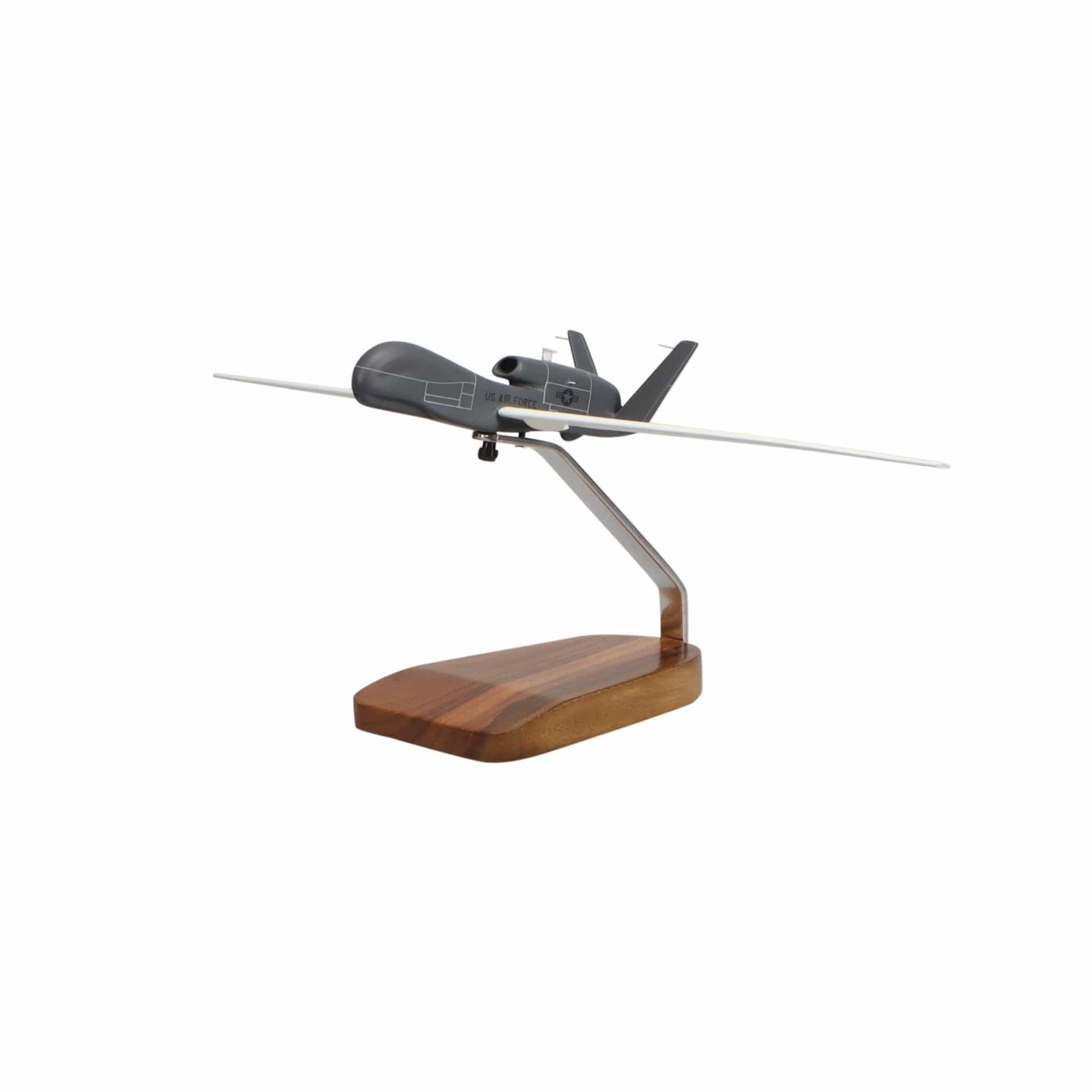 High Flying Models Aircraft Models Northrop Grumman RQ-4B Global Hawk® U.S. Air Force Large Mahogany Model