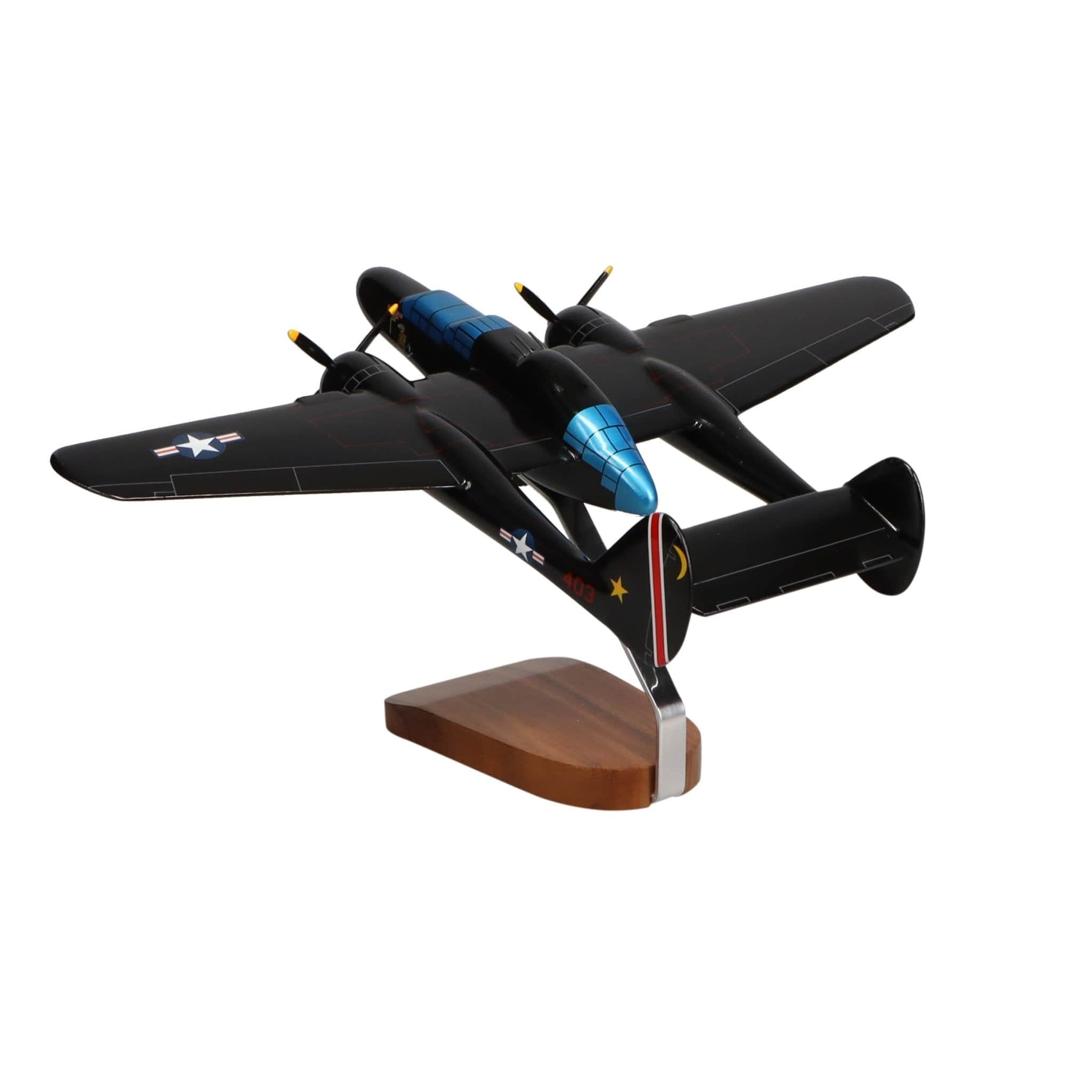 High Flying Models Aircraft Models Northrop P-61B Black Widow® Large Mahogany Model