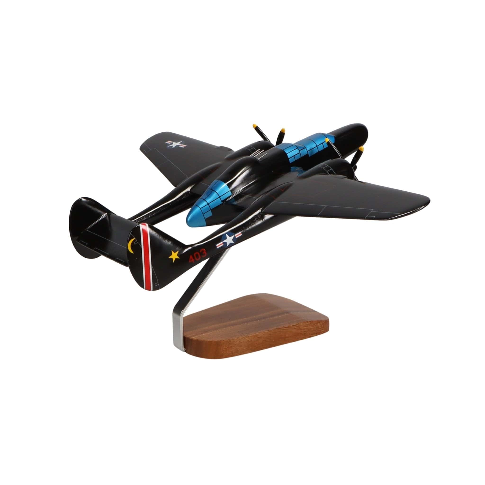 High Flying Models Aircraft Models Northrop P-61B Black Widow® Large Mahogany Model