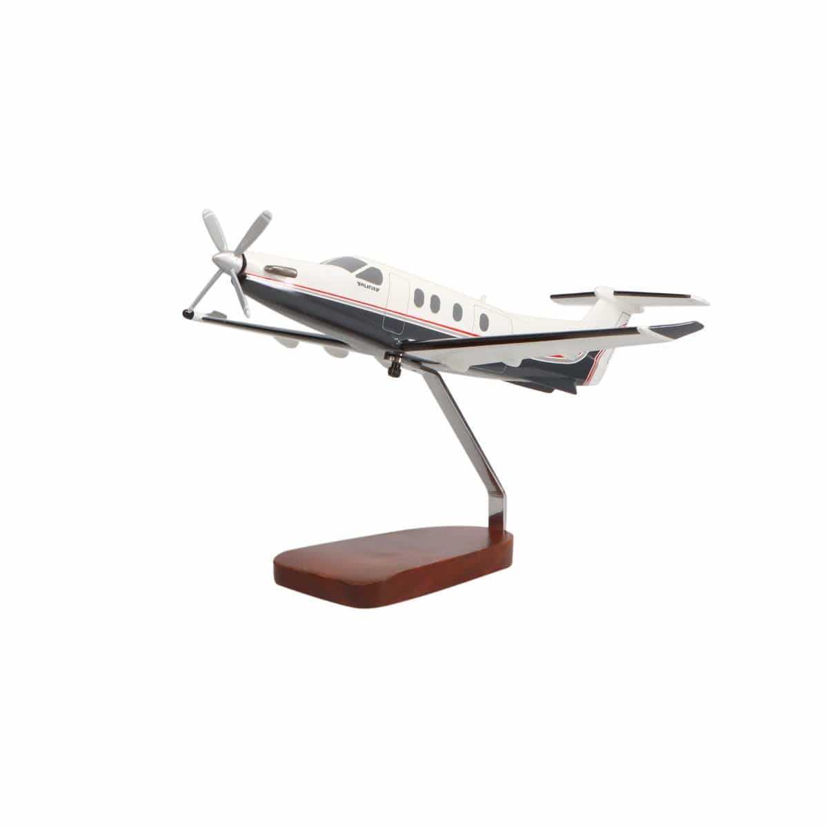 High Flying Models Aircraft Models Pilatus PC-12 NG Large Mahogany Model