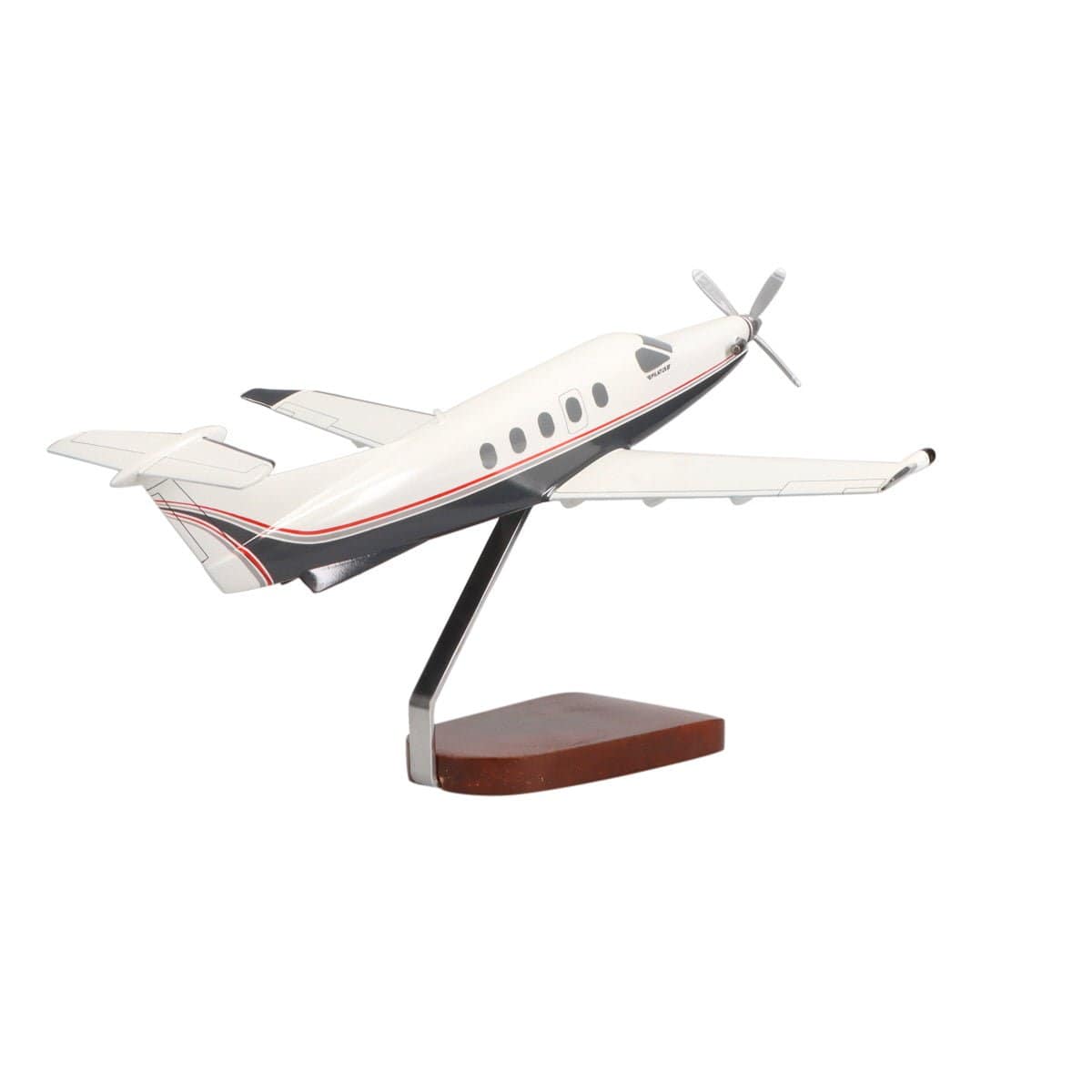 High Flying Models Aircraft Models Pilatus PC-12 NG Large Mahogany Model