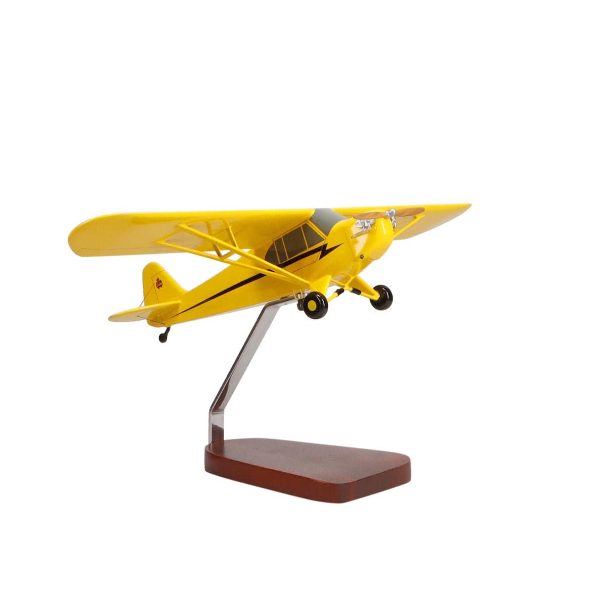 High Flying Models Aircraft Models Piper J3 Cub Large Mahogany Model