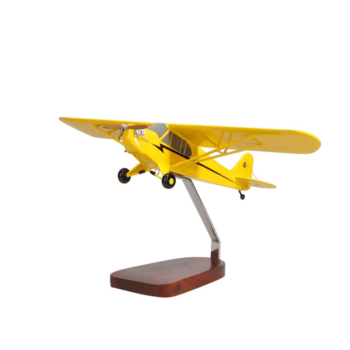 High Flying Models Aircraft Models Piper J3 Cub Large Mahogany Model