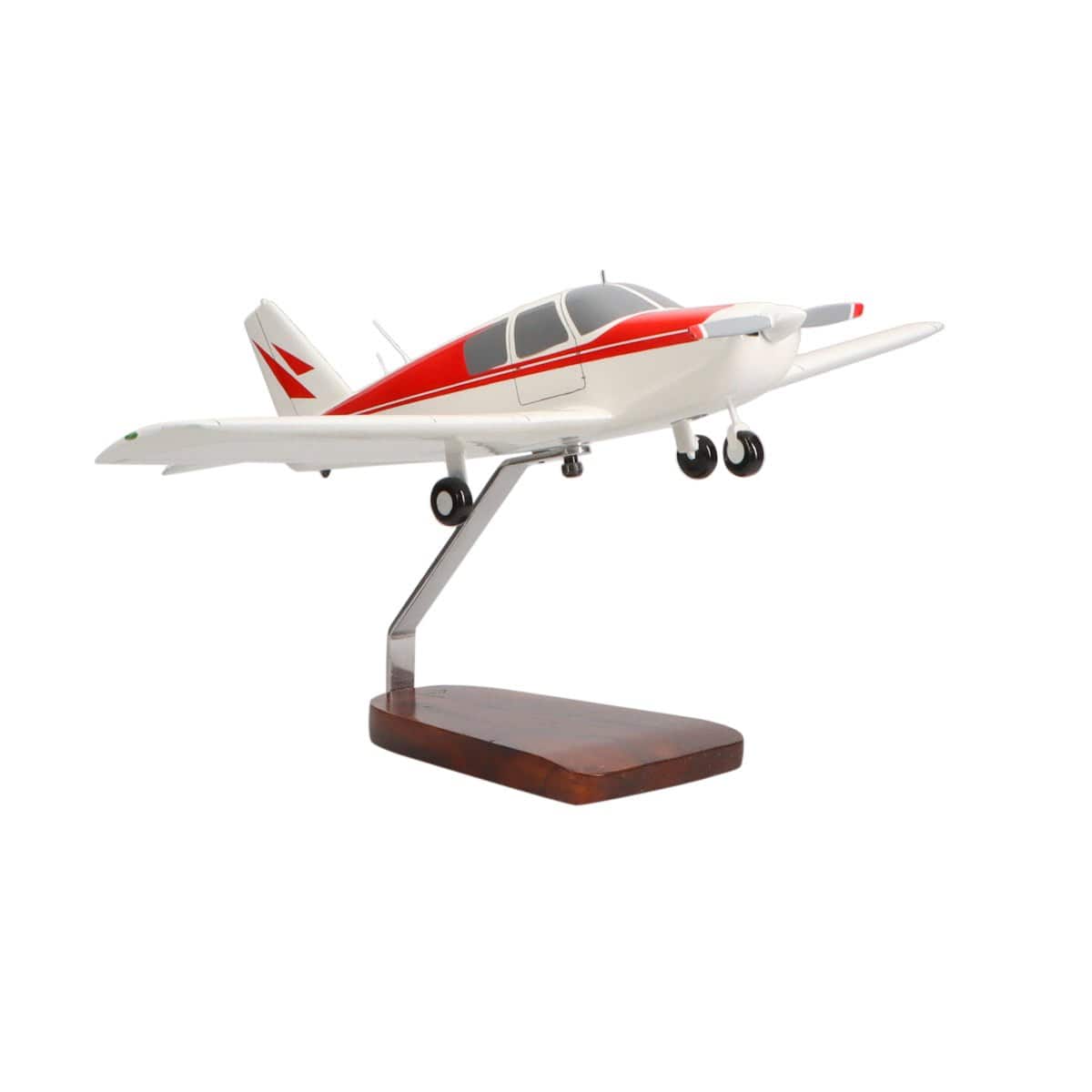 High Flying Models Aircraft Models Piper PA-28 Cherokee Large Mahogany Model