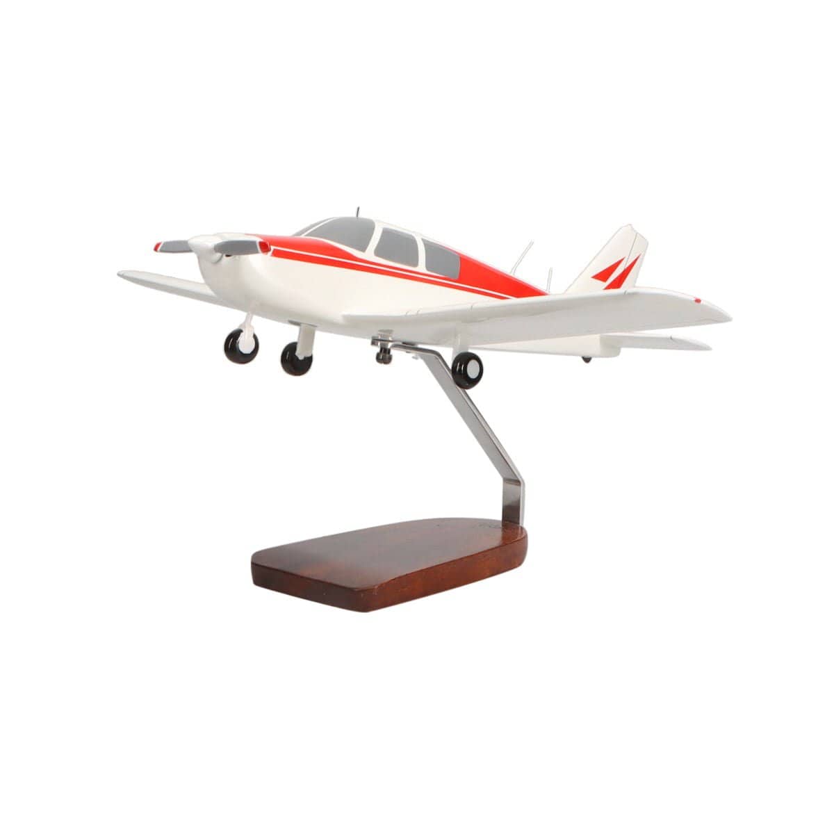 High Flying Models Aircraft Models Piper PA-28 Cherokee Large Mahogany Model