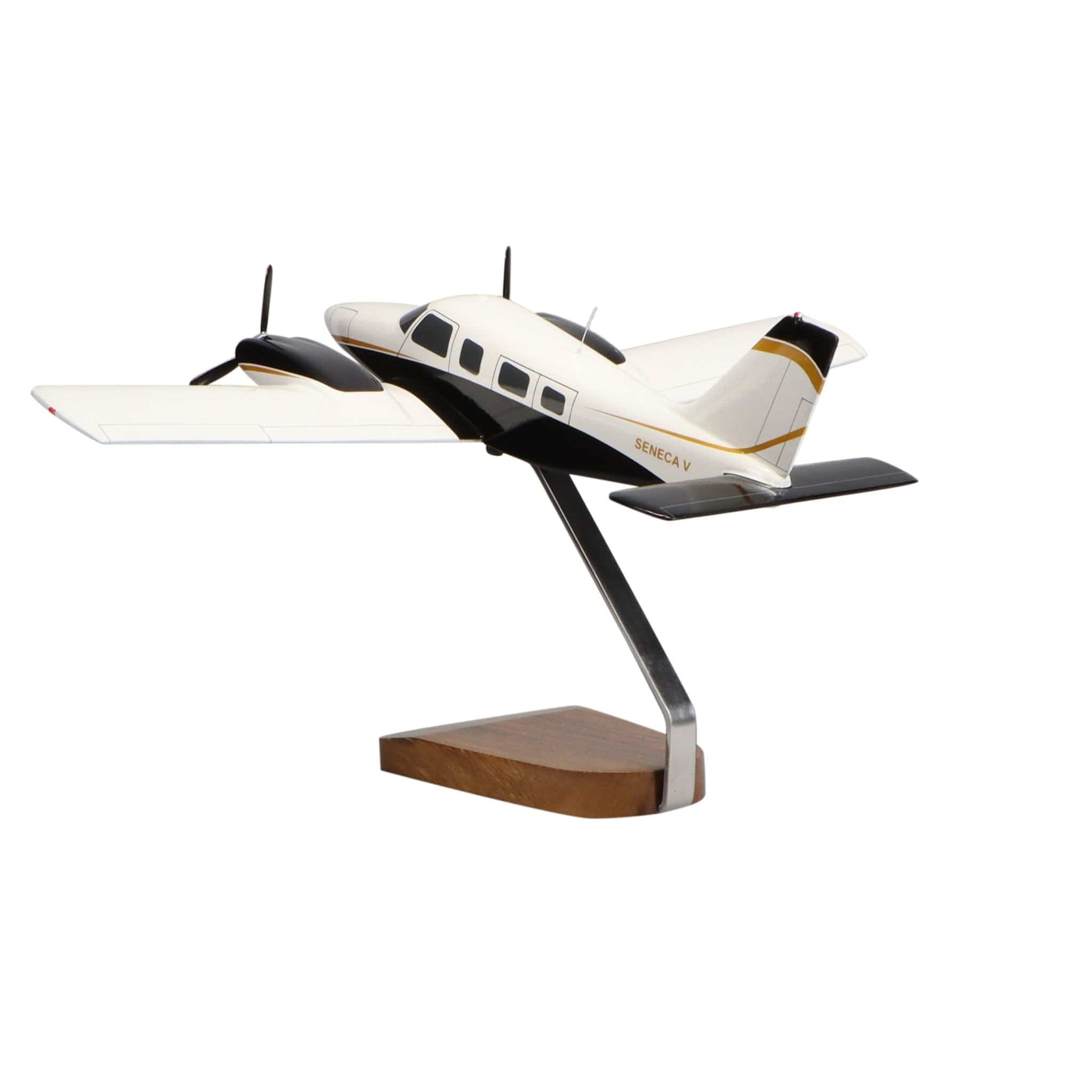 High Flying Models Aircraft Models Piper PA-34 Seneca Large Mahogany Model