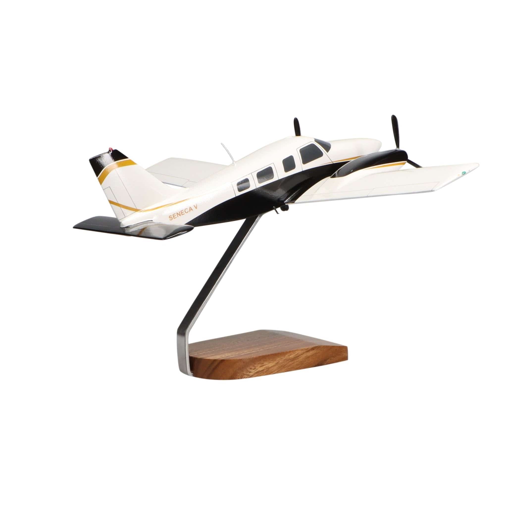 High Flying Models Aircraft Models Piper PA-34 Seneca Large Mahogany Model