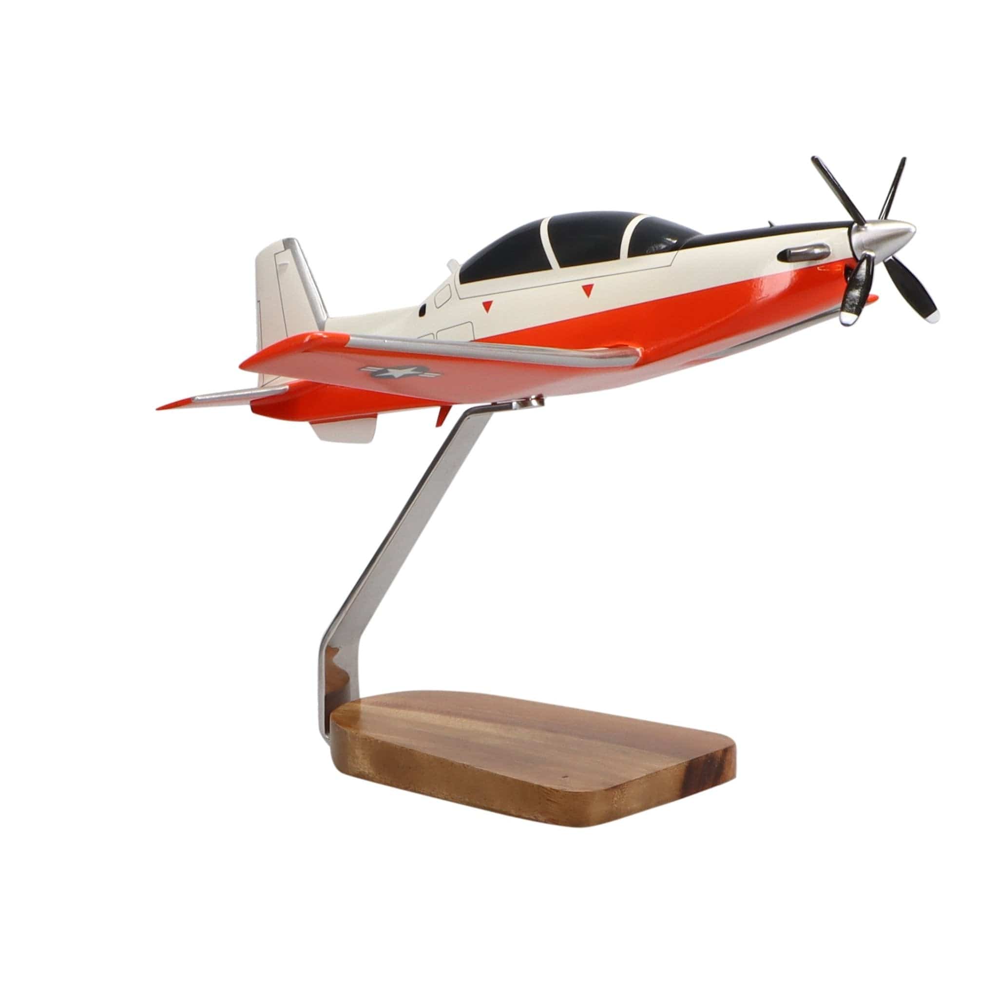 High Flying Models Aircraft Models Raytheon T-6A Texan II U.S. Navy Medium Mahogany Model