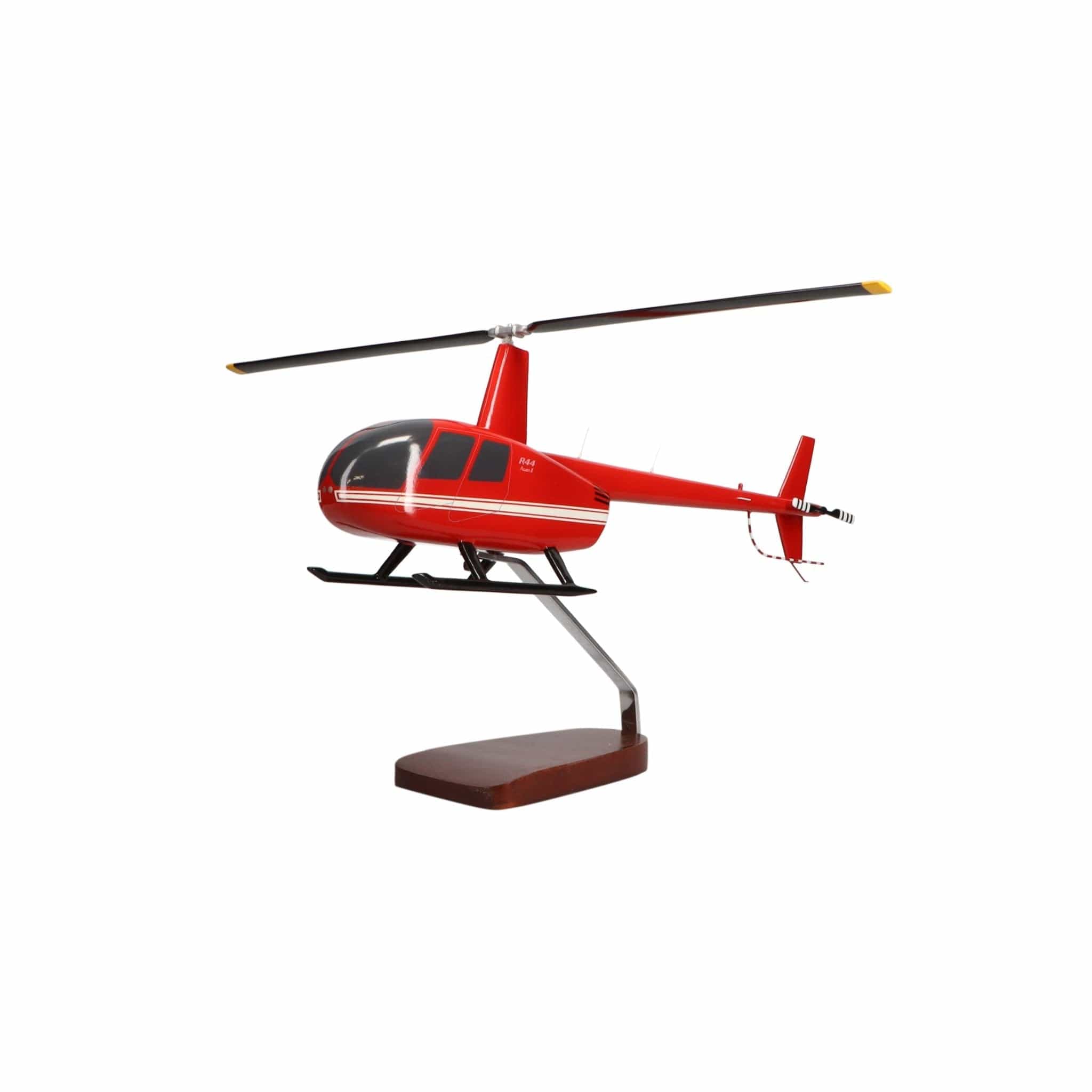 High Flying Models Aircraft Models Robinson R44 Large Mahogany Model