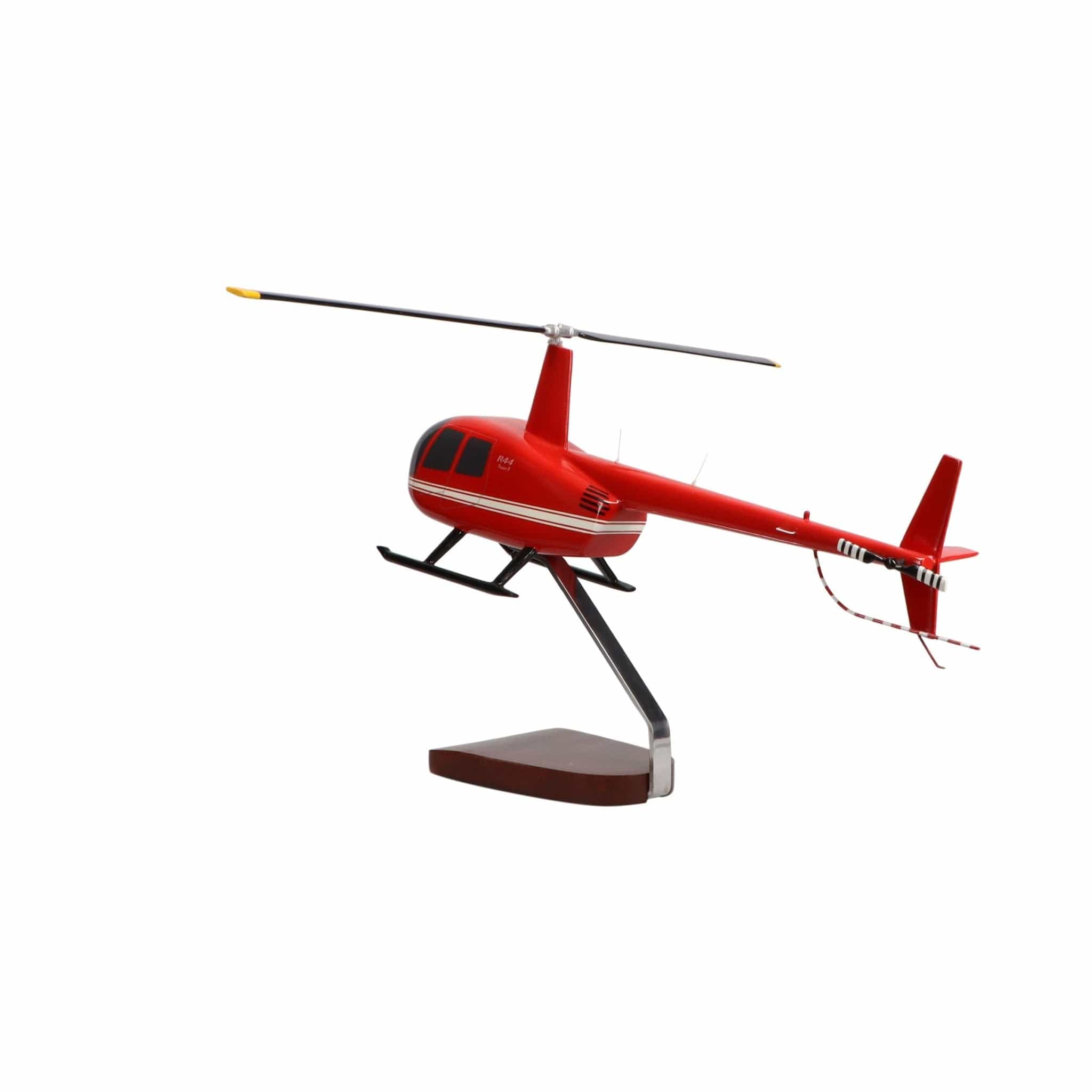 High Flying Models Aircraft Models Robinson R44 Large Mahogany Model