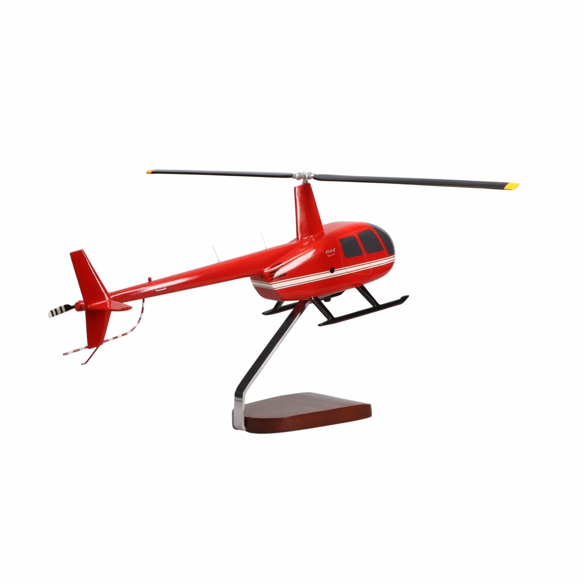 High Flying Models Aircraft Models Robinson R44 Large Mahogany Model