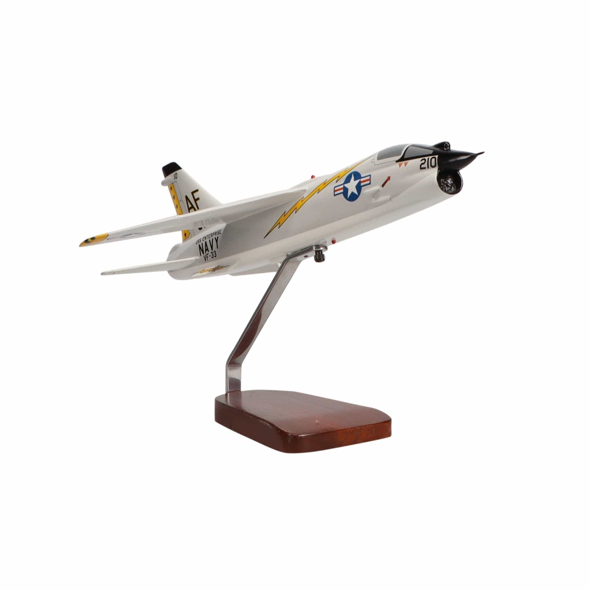 High Flying Models Aircraft Models Vought F-8 Crusader™ Large Mahogany Model