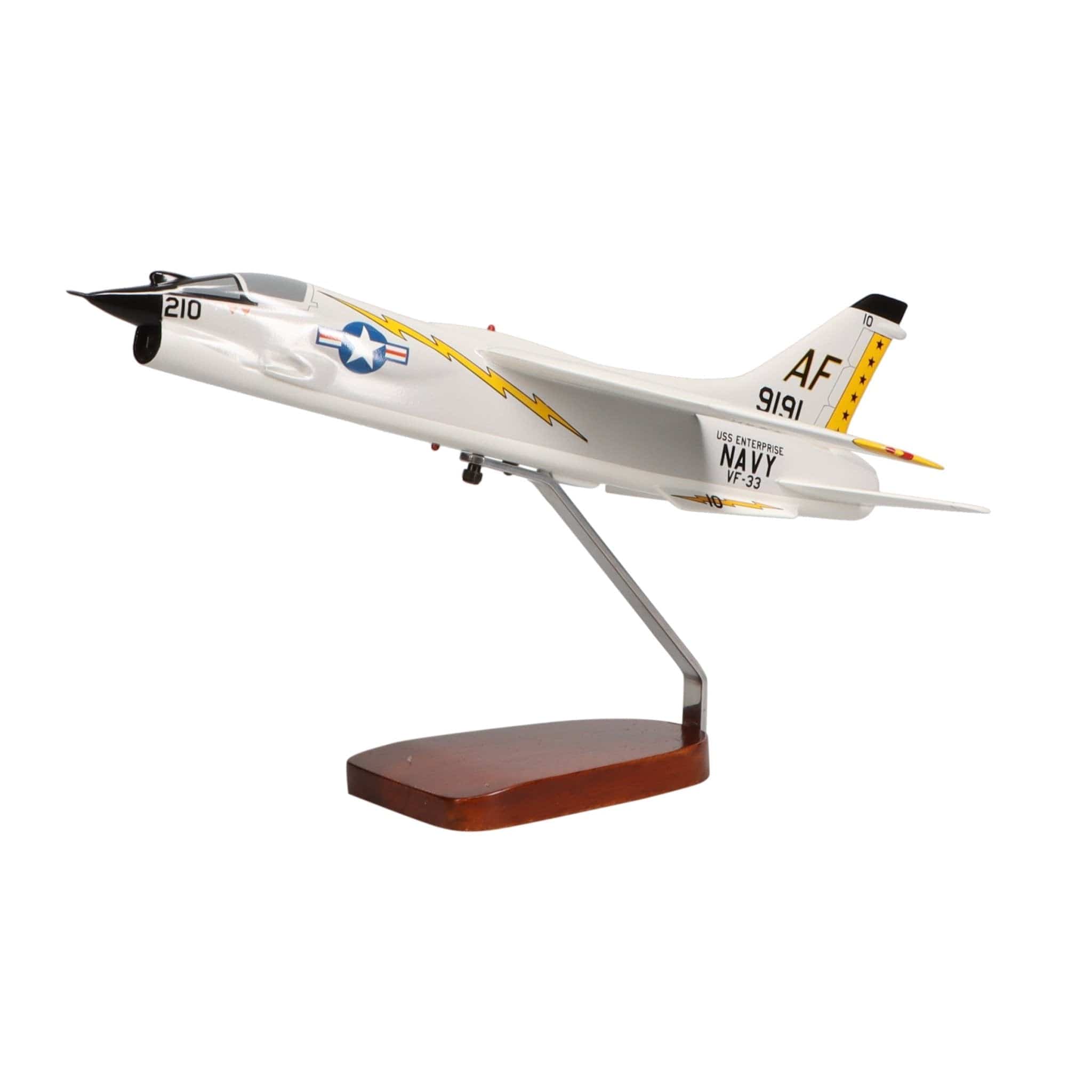 High Flying Models Aircraft Models Vought F-8 Crusader™ Large Mahogany Model