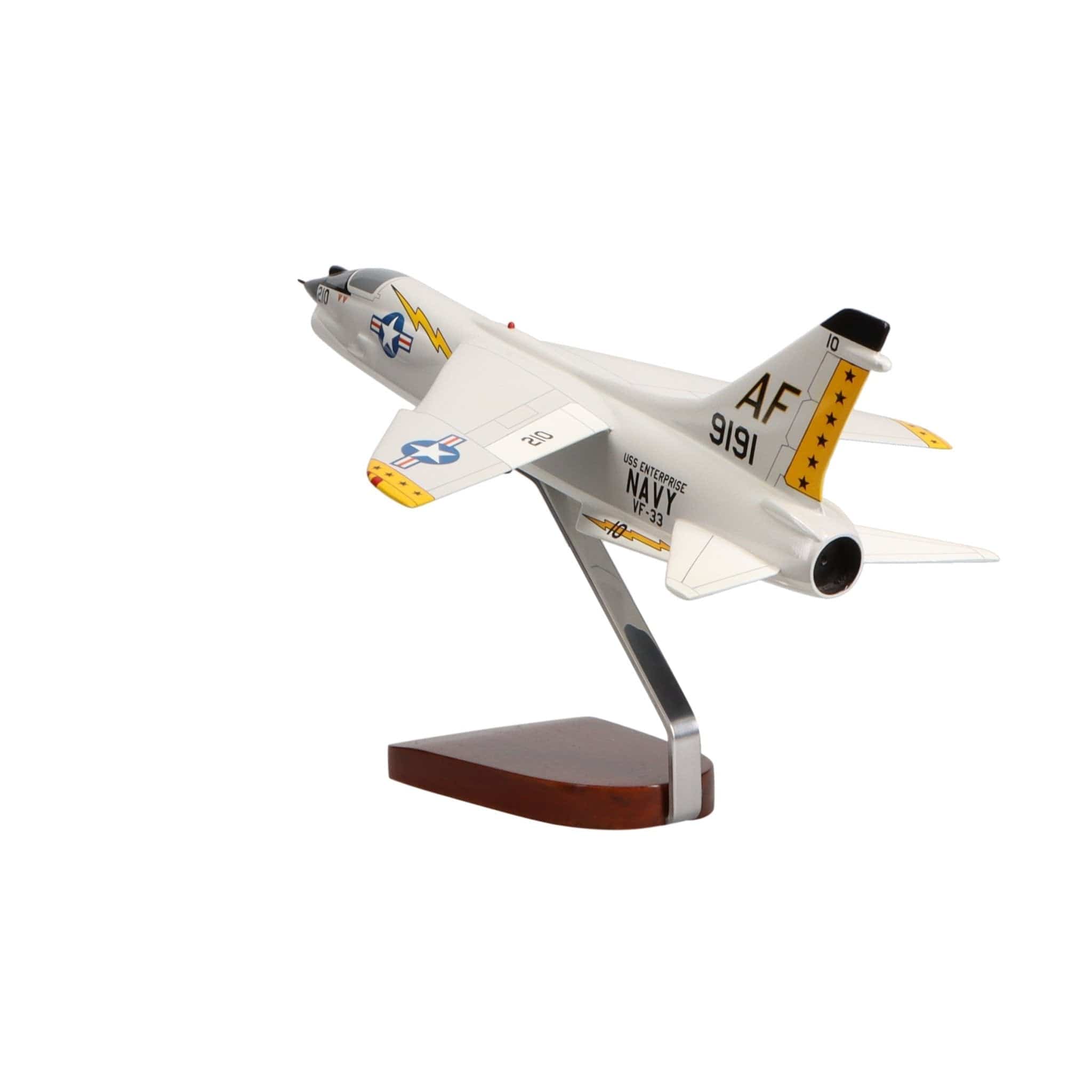 High Flying Models Aircraft Models Vought F-8 Crusader™ Large Mahogany Model