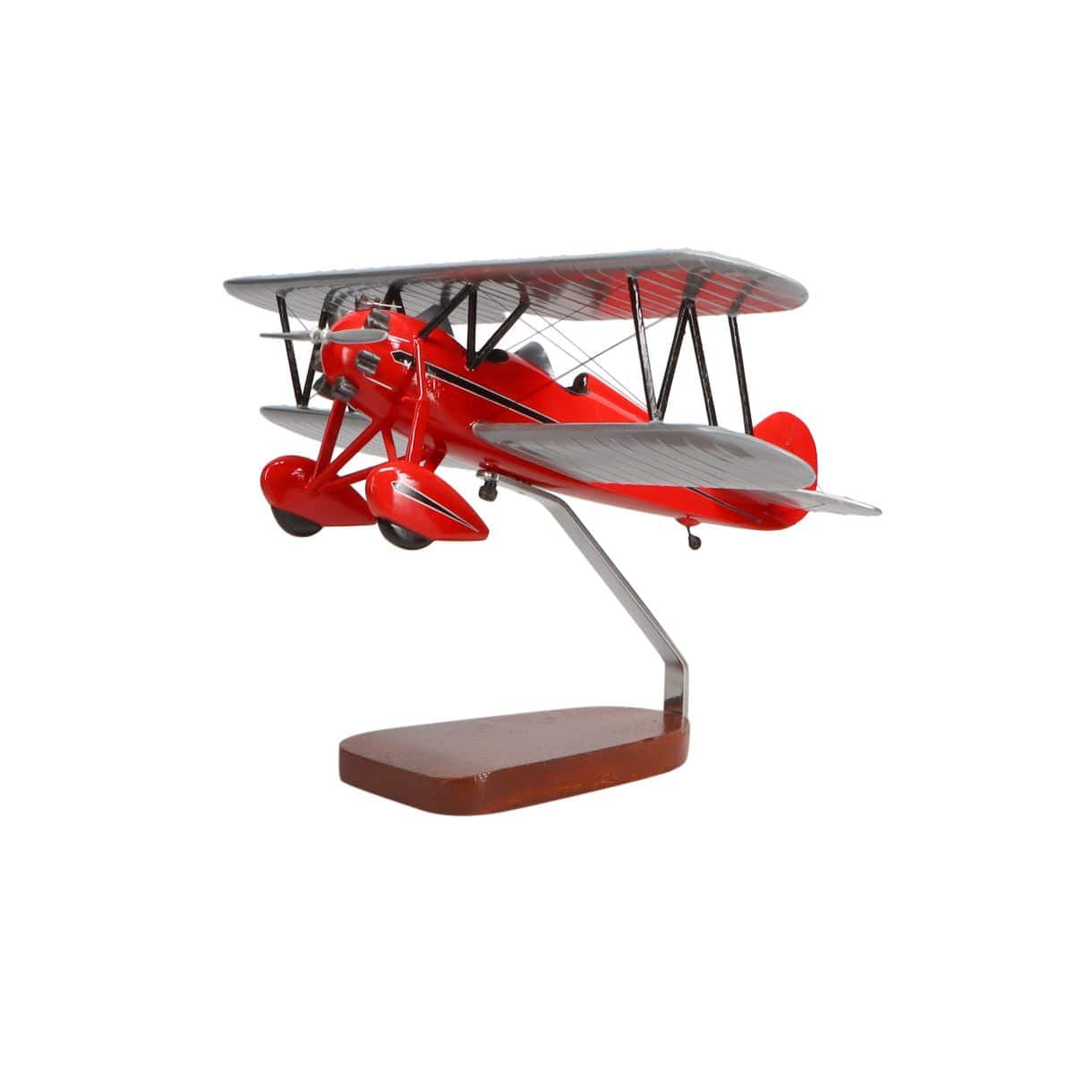 High Flying Models Aircraft Models Waco Aircraft Company RNF (Red) Large Mahogany Model