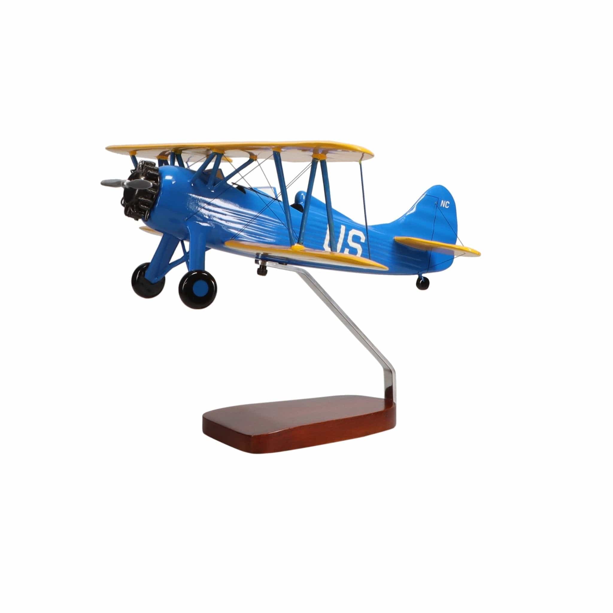 High Flying Models Aircraft Models Waco Aircraft Company UPF-7 (Military) Large Mahogany Model