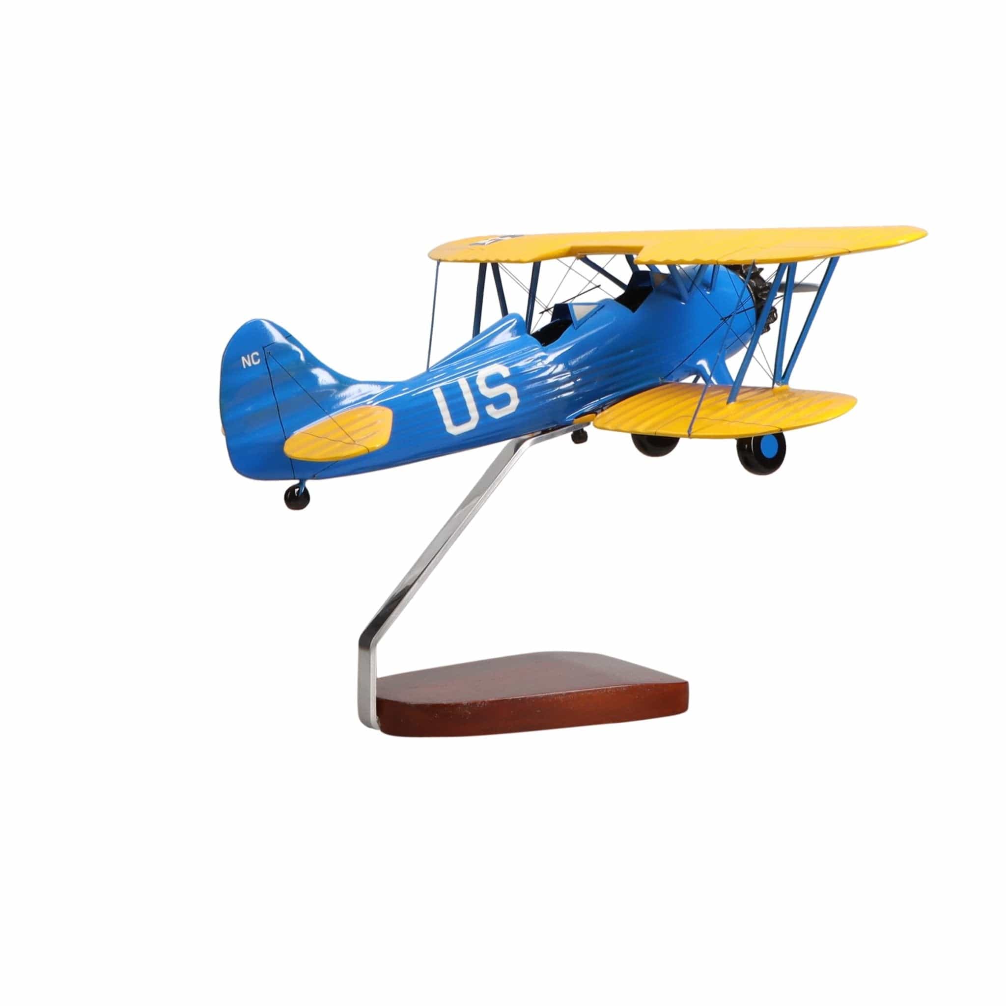 High Flying Models Aircraft Models Waco Aircraft Company UPF-7 (Military) Large Mahogany Model