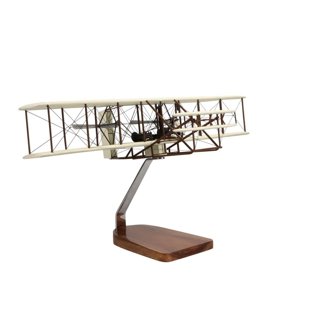 High Flying Models Aircraft Models Wright Flyer "Orville and Wilbur Wright" (High Detail) Large Mahogany Model