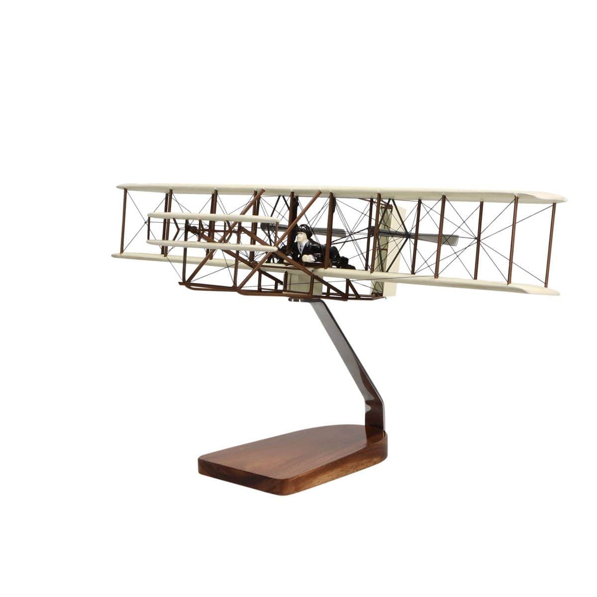 High Flying Models Aircraft Models Wright Flyer "Orville and Wilbur Wright" (High Detail) Large Mahogany Model