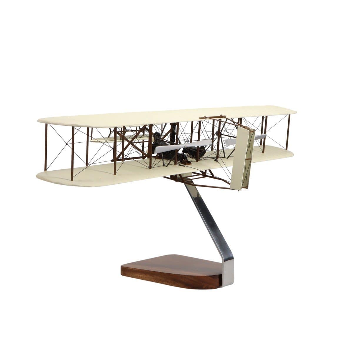 High Flying Models Aircraft Models Wright Flyer "Orville and Wilbur Wright" (High Detail) Large Mahogany Model