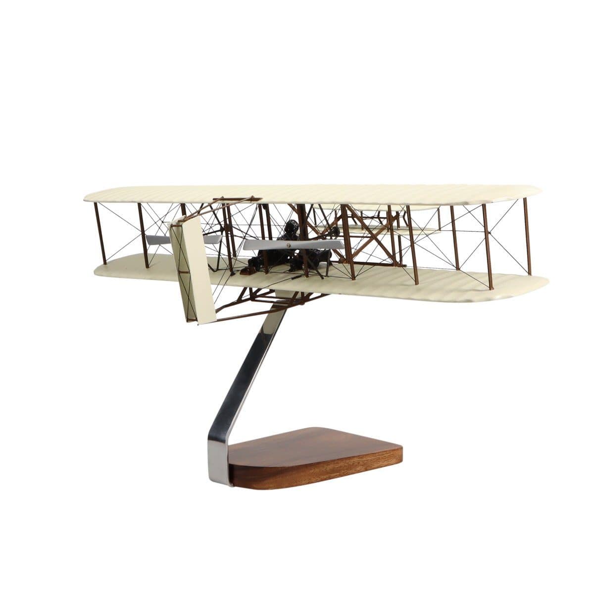 High Flying Models Aircraft Models Wright Flyer "Orville and Wilbur Wright" (High Detail) Large Mahogany Model