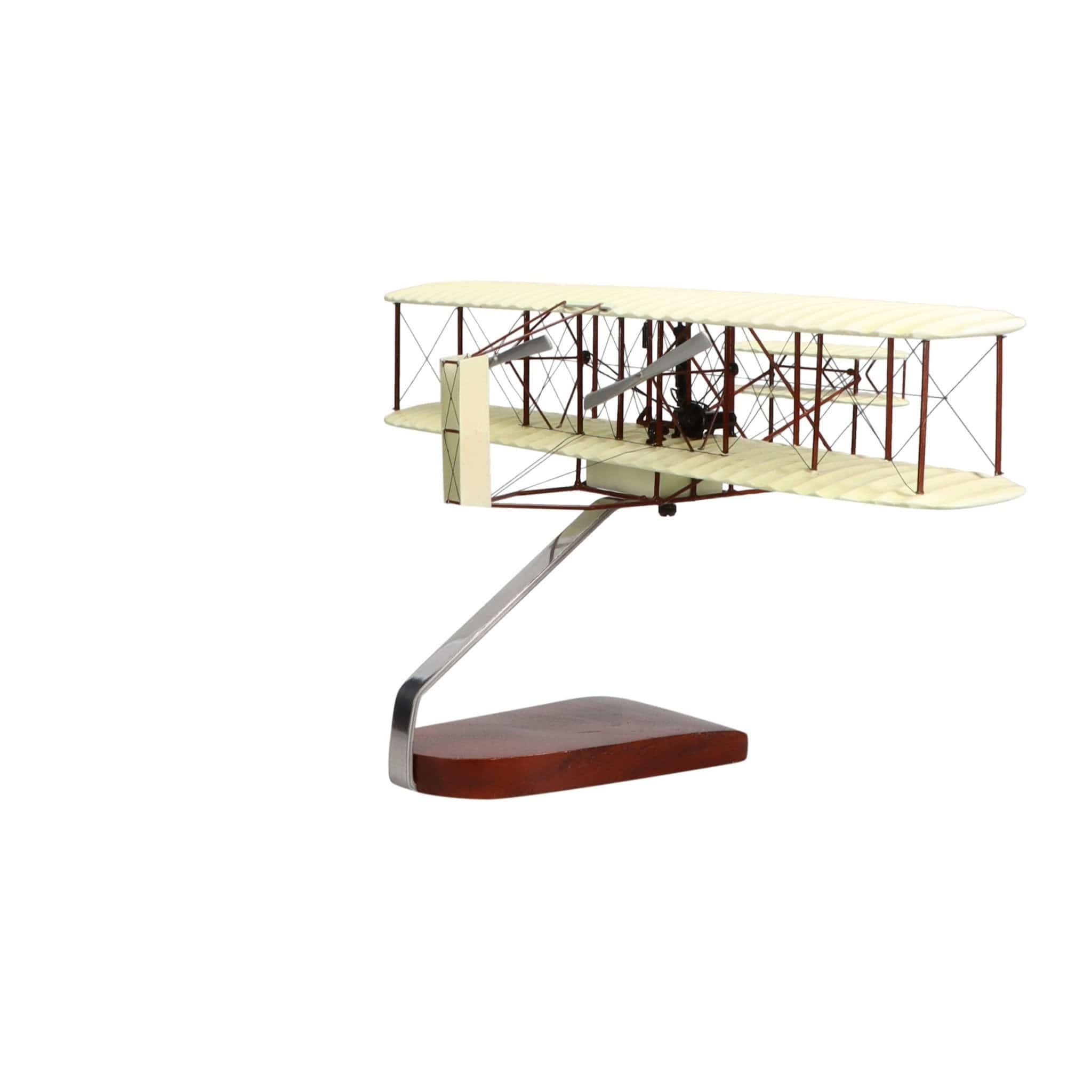 High Flying Models Aircraft Models Wright Flyer "Orville and Wilbur Wright" Large Mahogany Model