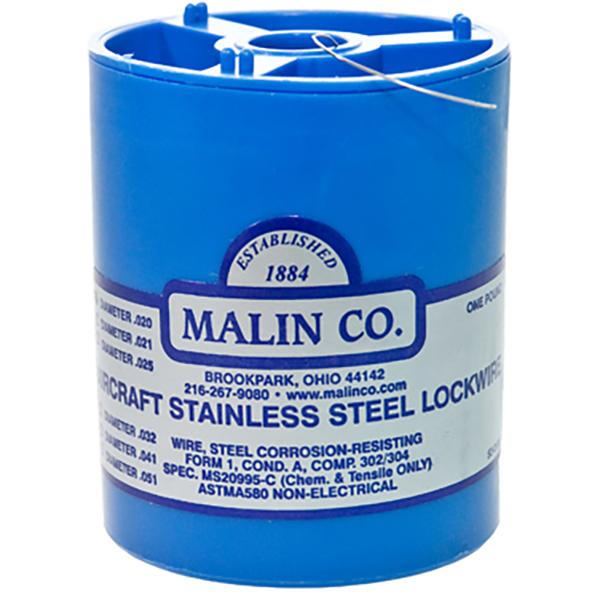 Malin Aircraft Supplies 0.015 / 1  LB Malin - MS20995C Stainless Steel Safety Wire