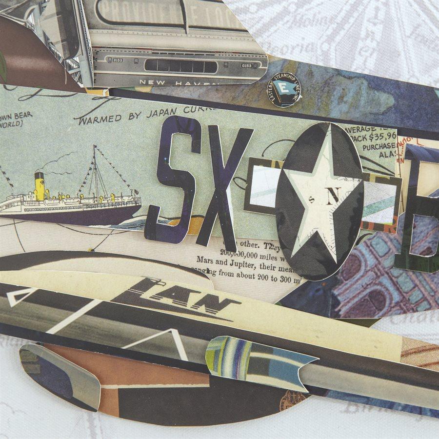 YHD Home Decor Artwork & Prints P-51 Mustang Mixed Media Artwork