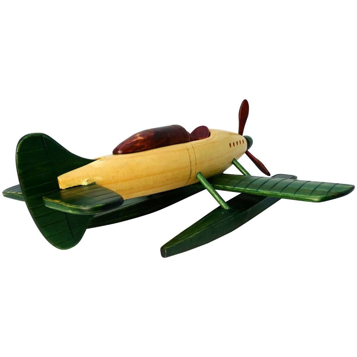 Pilot Toys Artwork & Prints Pilot Toys Medium Wood Seaplane