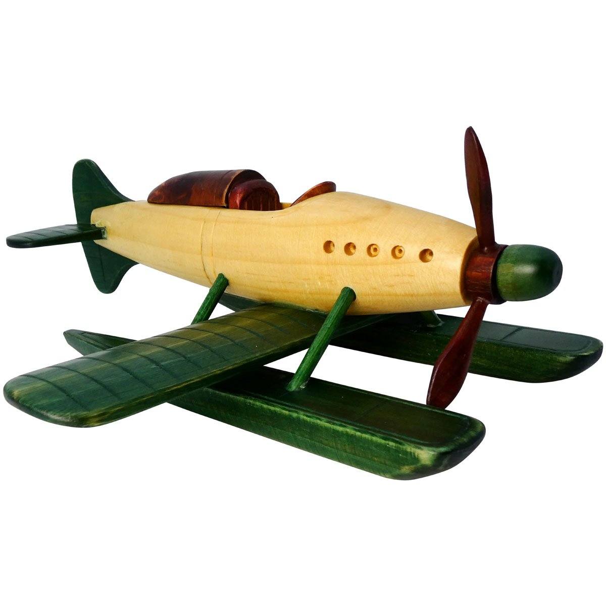 Pilot Toys Artwork & Prints Pilot Toys Medium Wood Seaplane