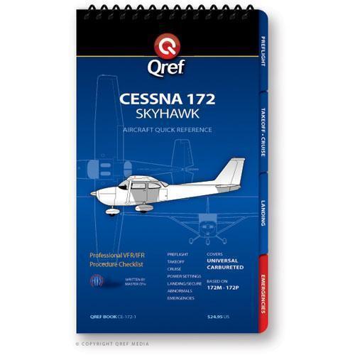 Qref Aviation Checklists Cessna 172 Basic Skyhawk (All Years) Qref Book Checklist