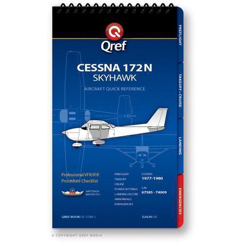 Qref Aviation Checklists Cessna 172N Skyhawk (1977-80) Qref Book Aircraft Procedure Checklist