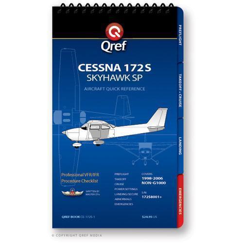 Qref Aviation Checklists Cessna 172S (1998-2006) Qref Book Aircraft Procedure Checklist