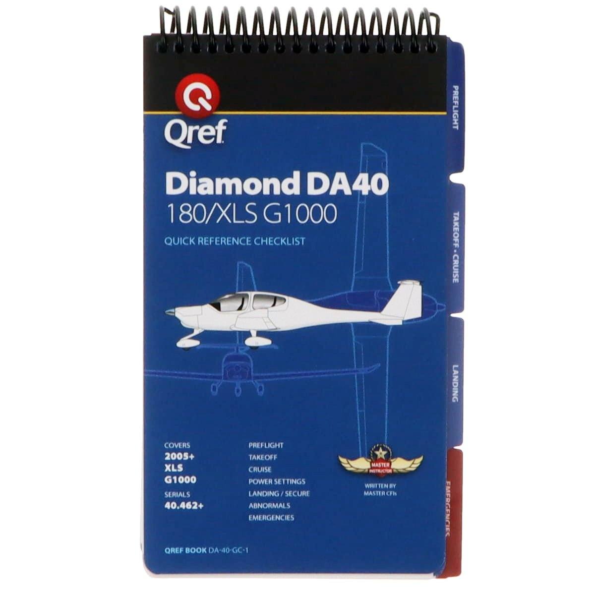 Qref Aviation Checklists Diamond DA40 G1000 (2005+) Qref Book Aircraft Procedure Checklist