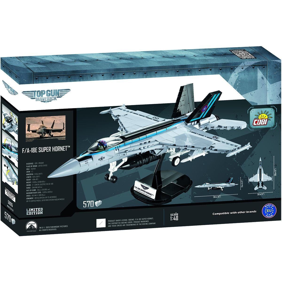 Cobi Blocks Blocks Top Gun F/A-18E Super Hornet Limited Edition 570pc Set Cobi Blocks