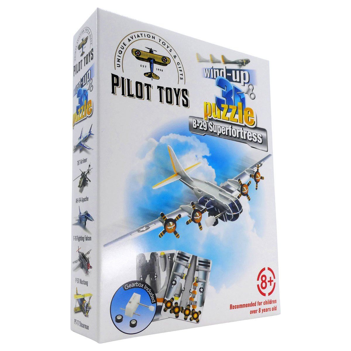 Pilot Toys Board Games & Puzzles Pilot Toys B-29 Superfortress Wind-Up 3D Puzzle