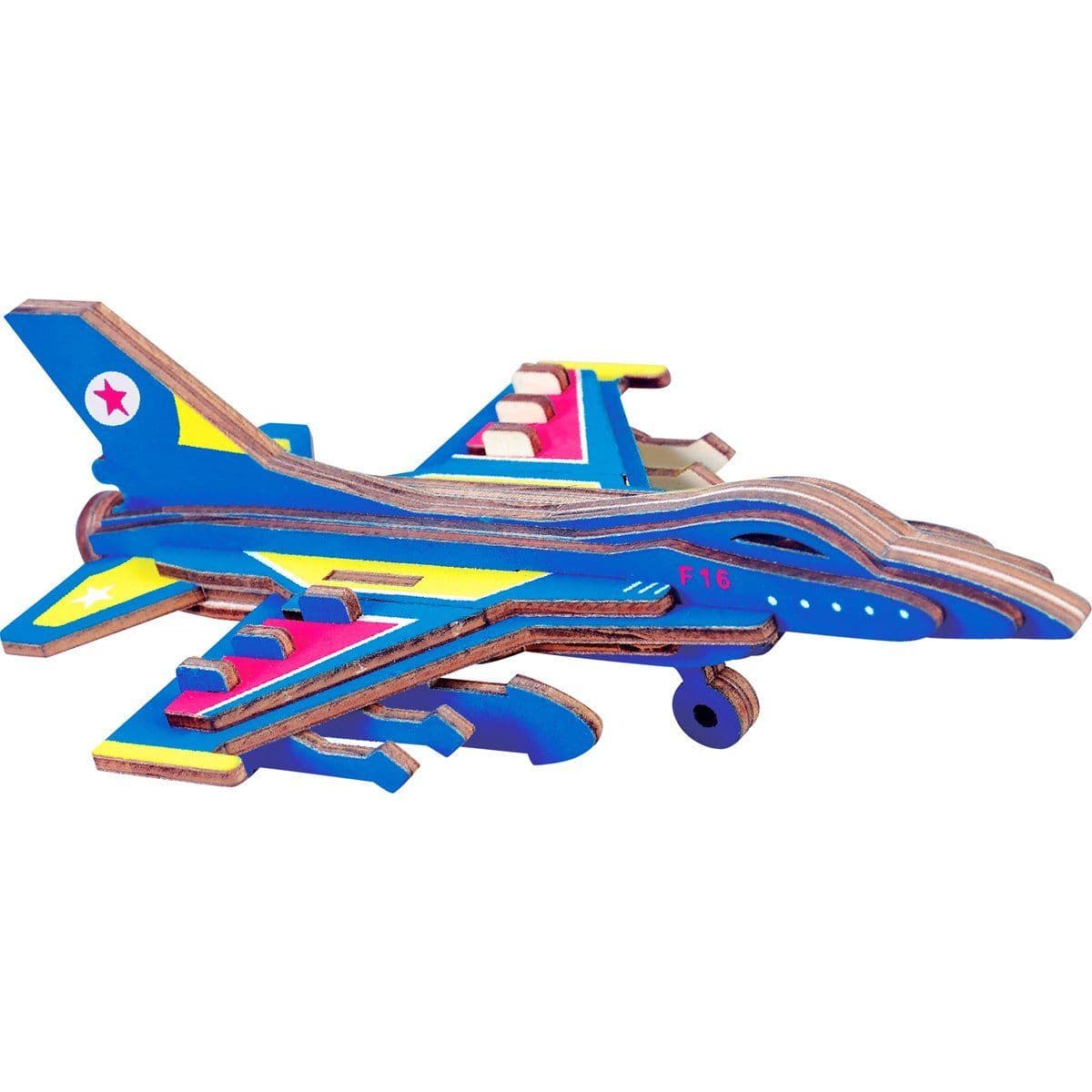 Pilot Toys Board Games & Puzzles Pilot Toys F-16 Fighting Falcon 3D Puzzle