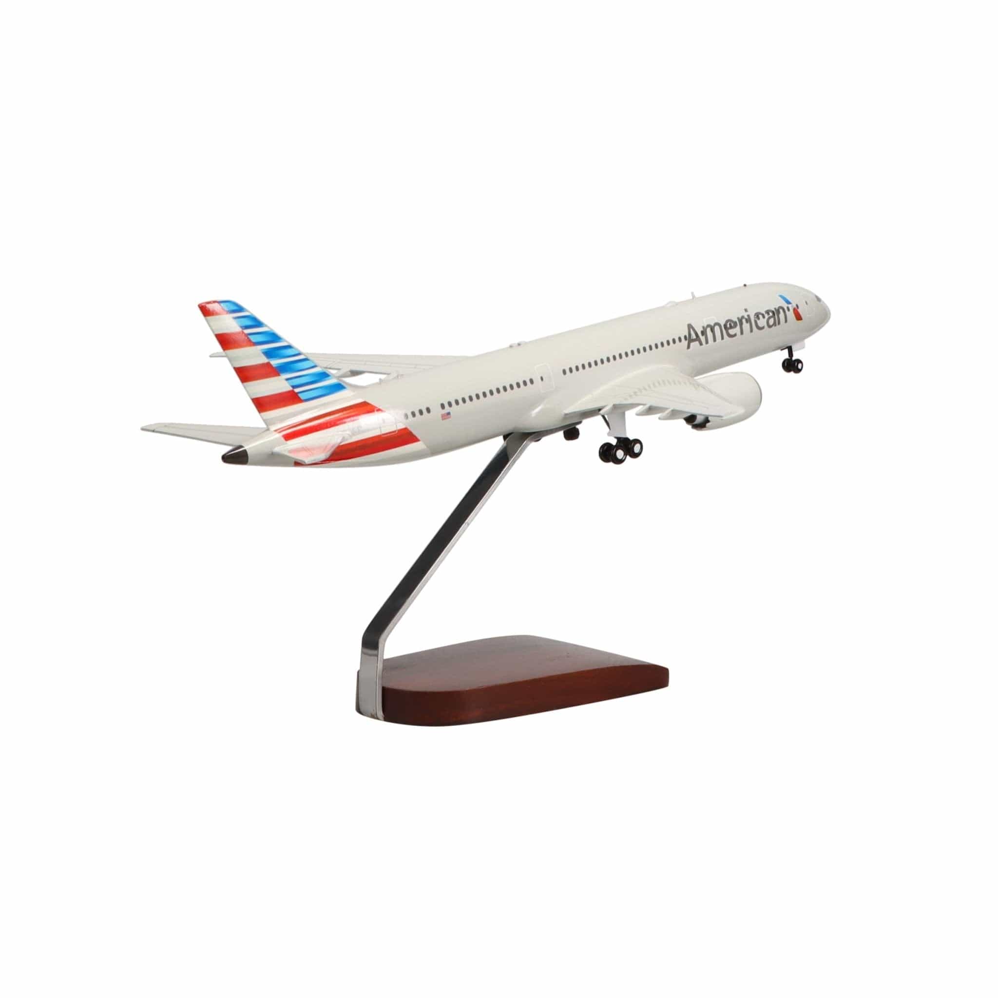 Boeing 787-9 American Airlines Large Mahogany Model