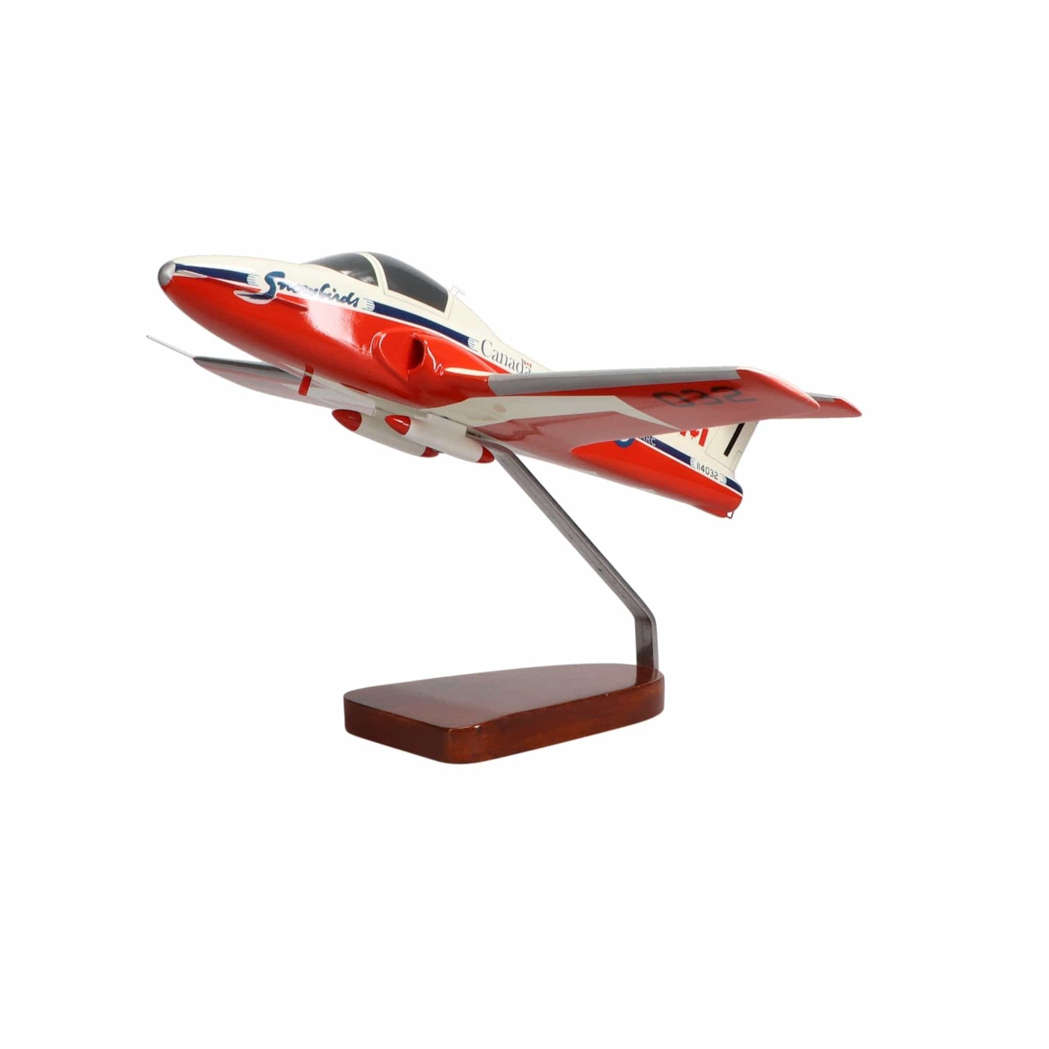 Canadair CT-114 Tutor Canadian Forces Snowbirds Large Mahogany Model