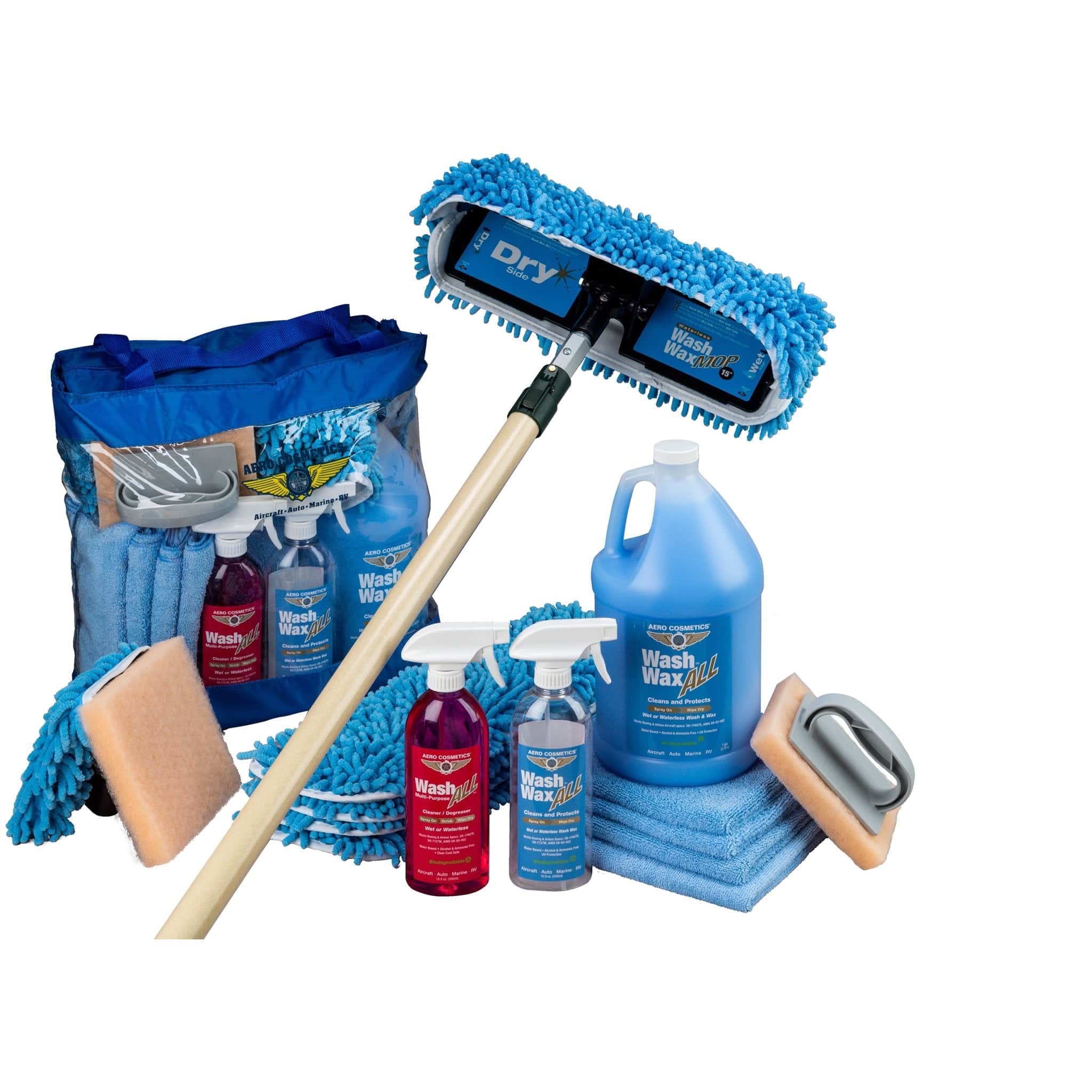 Wash Wax ALL Cleaning & Polishing Wash Wax ALL Waterless Mop Kit w/ Bug Scrubber