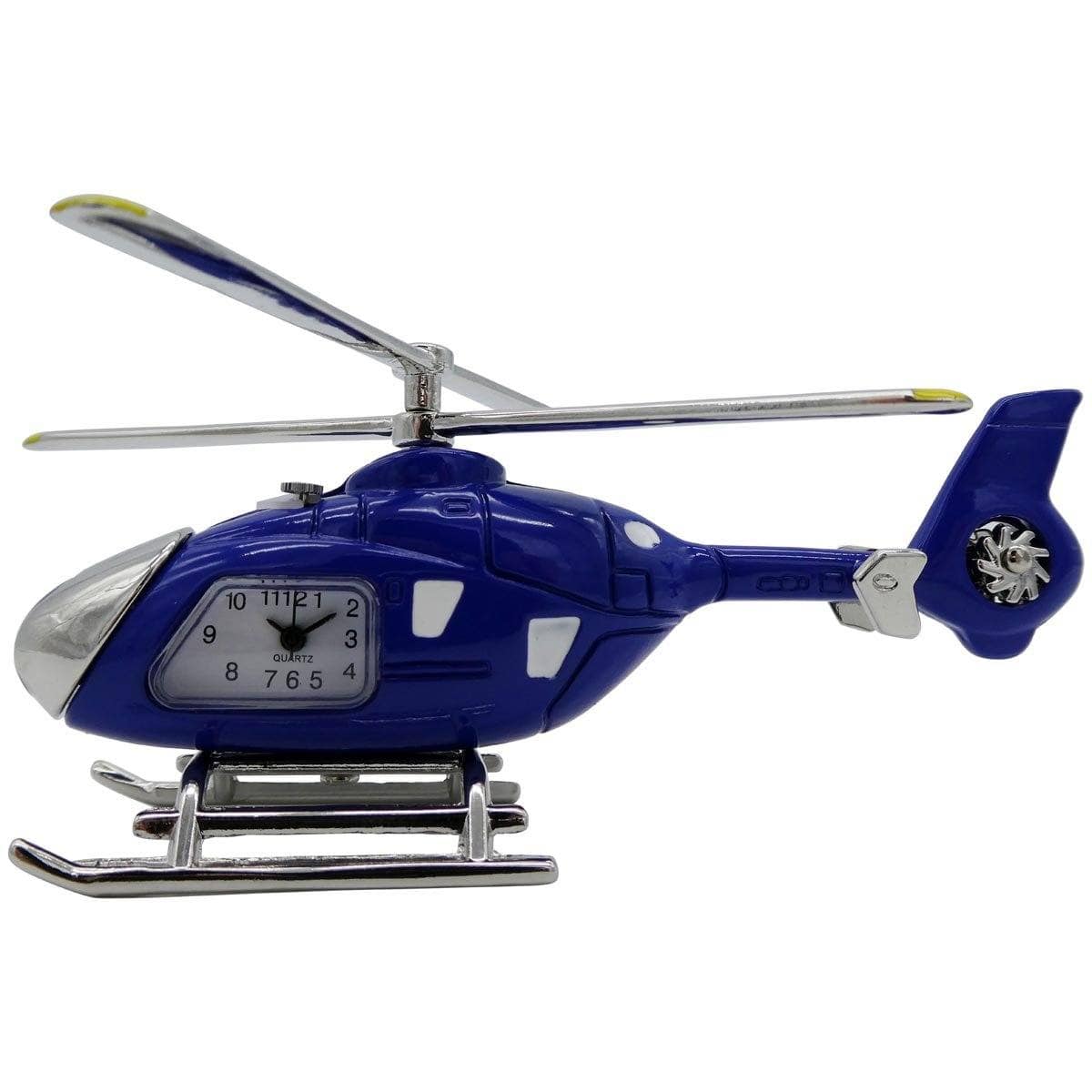 Pilot Toys Clocks & Thermometers Pilot Toys Blue Helicopter Desk Clock