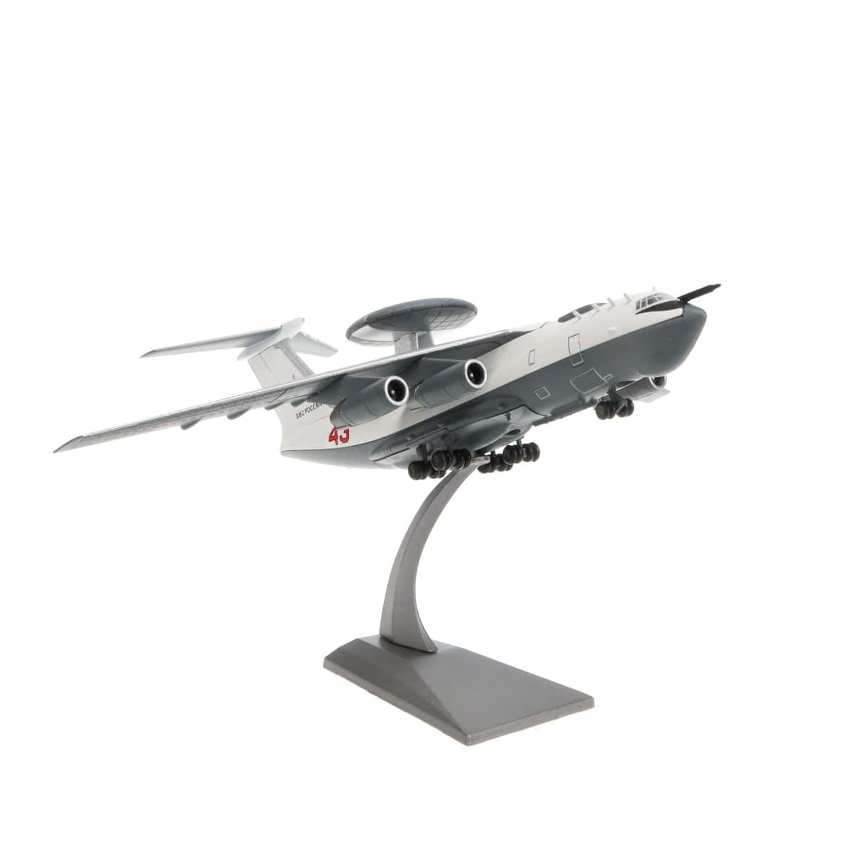 High Flying Models Die Cast Planes A-50 Mainstay Airborne Early Warning and Control Aircraft 1/200 Diecast Aircraft Model