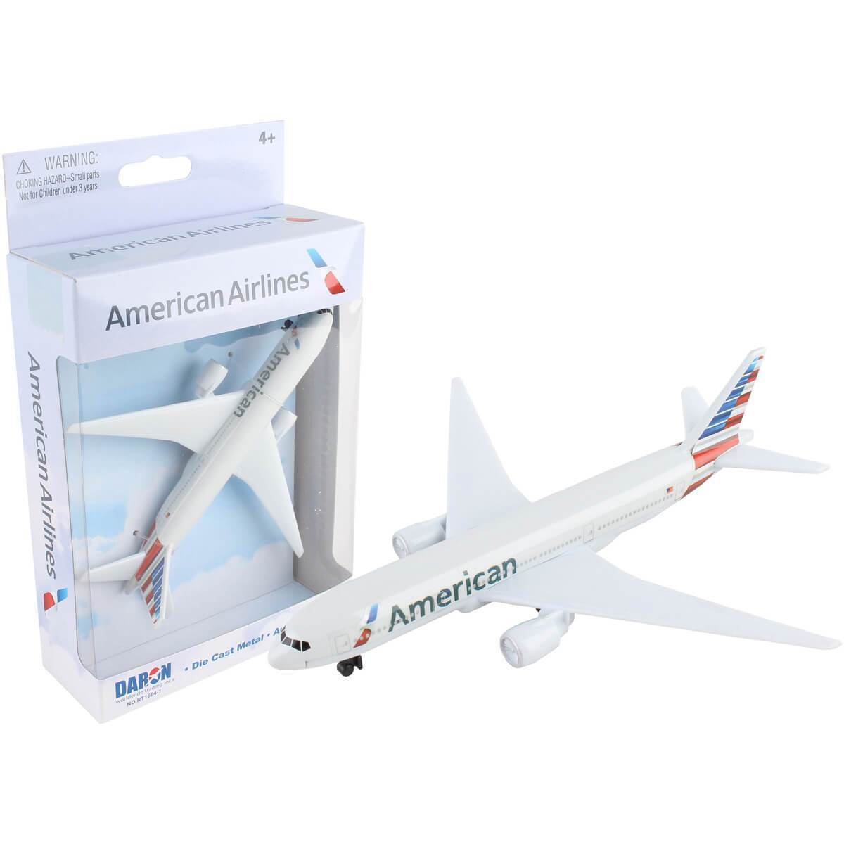 Daron Worldwide Trading Die Cast Planes American Airlines Single Die-cast Plane New Livery