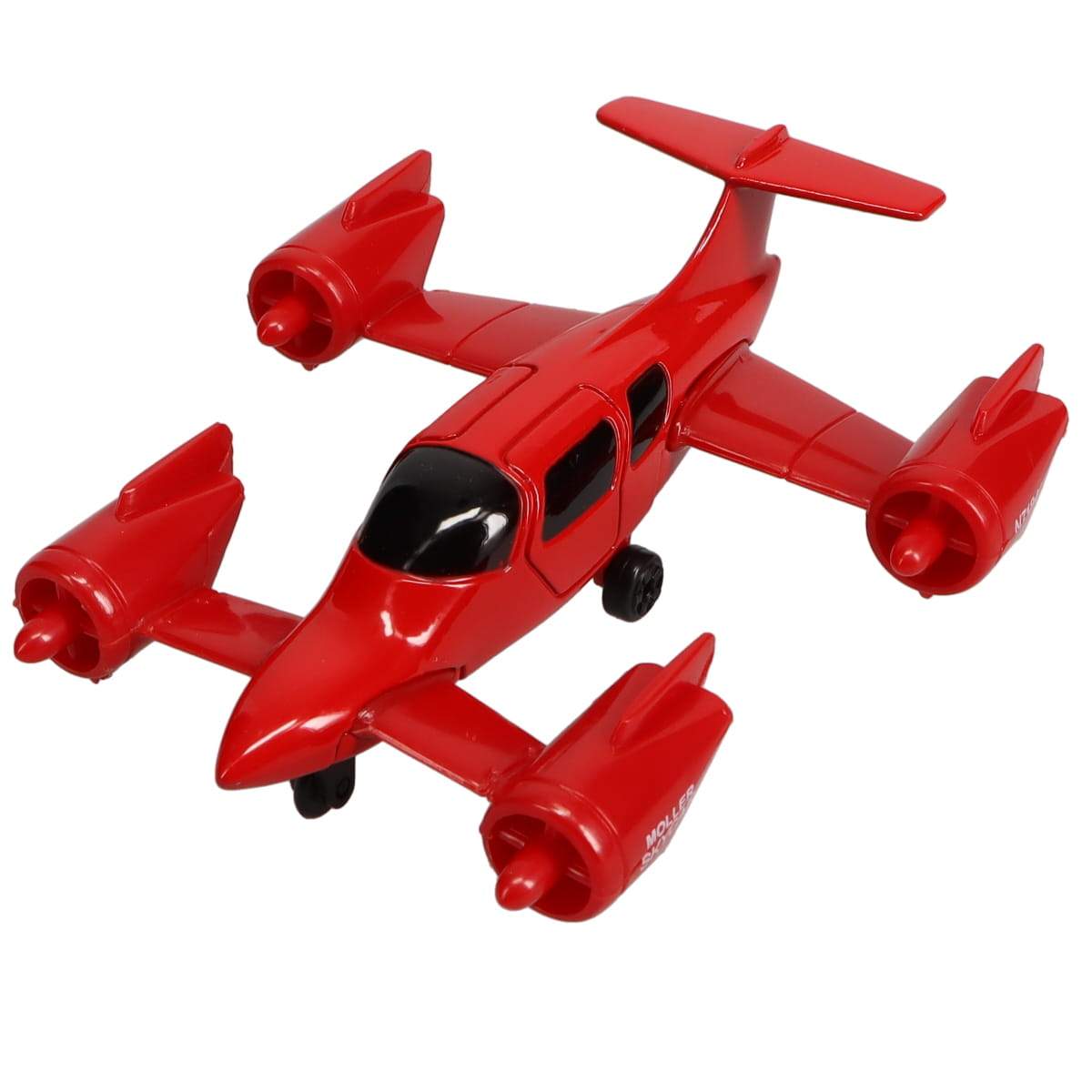 Hot Wings Die Cast Planes Hot Wings Moller M400 Skycar Die Cast Aircraft with Connectible Runway