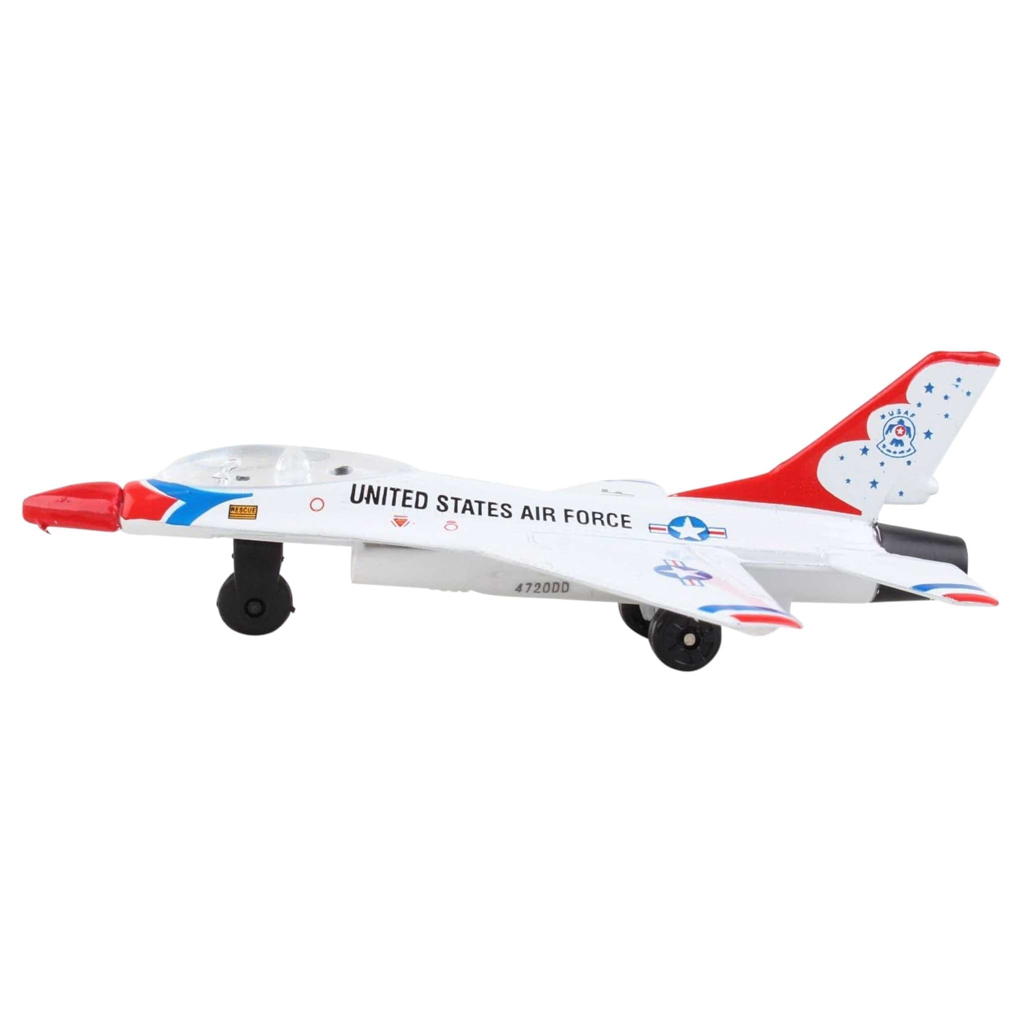 Runway 24 Die Cast Planes Runway24 F-16 Thunderbird (No Runway)