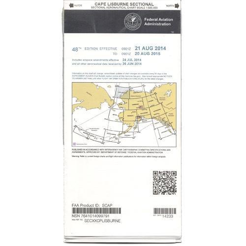 AeroNav Products FAA Alaska Charts FAA Cape Lisburne Sectional - 02/20/25 thru 04/17/25